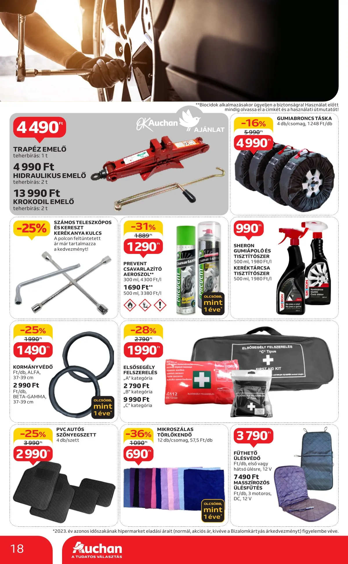 Auchan akciós újság Hipermarket 2 hetes 09.26–10.09 – 18. oldal