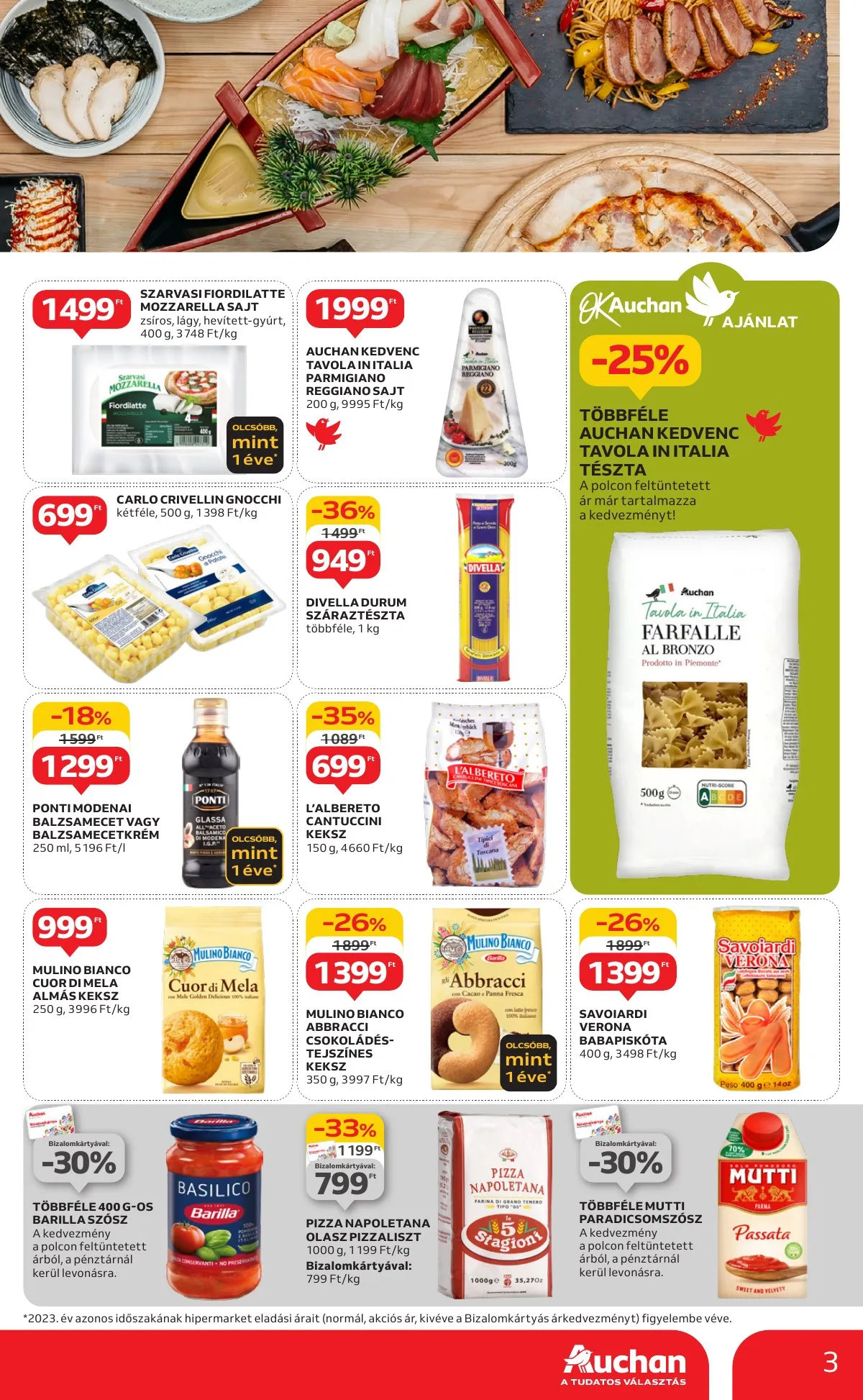 Auchan akciós újság Hipermarket 2 hetes 09.26–10.09 – 3. oldal