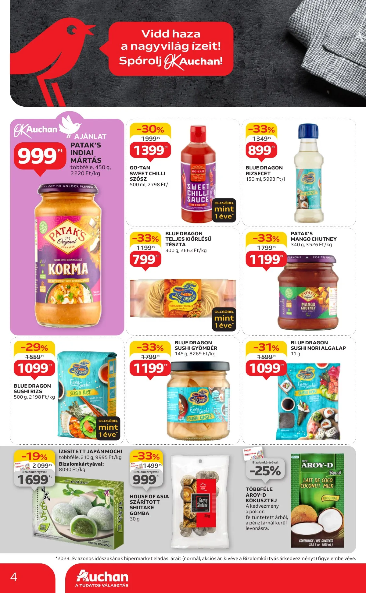 Auchan akciós újság Hipermarket 2 hetes 09.26–10.09 – 4. oldal