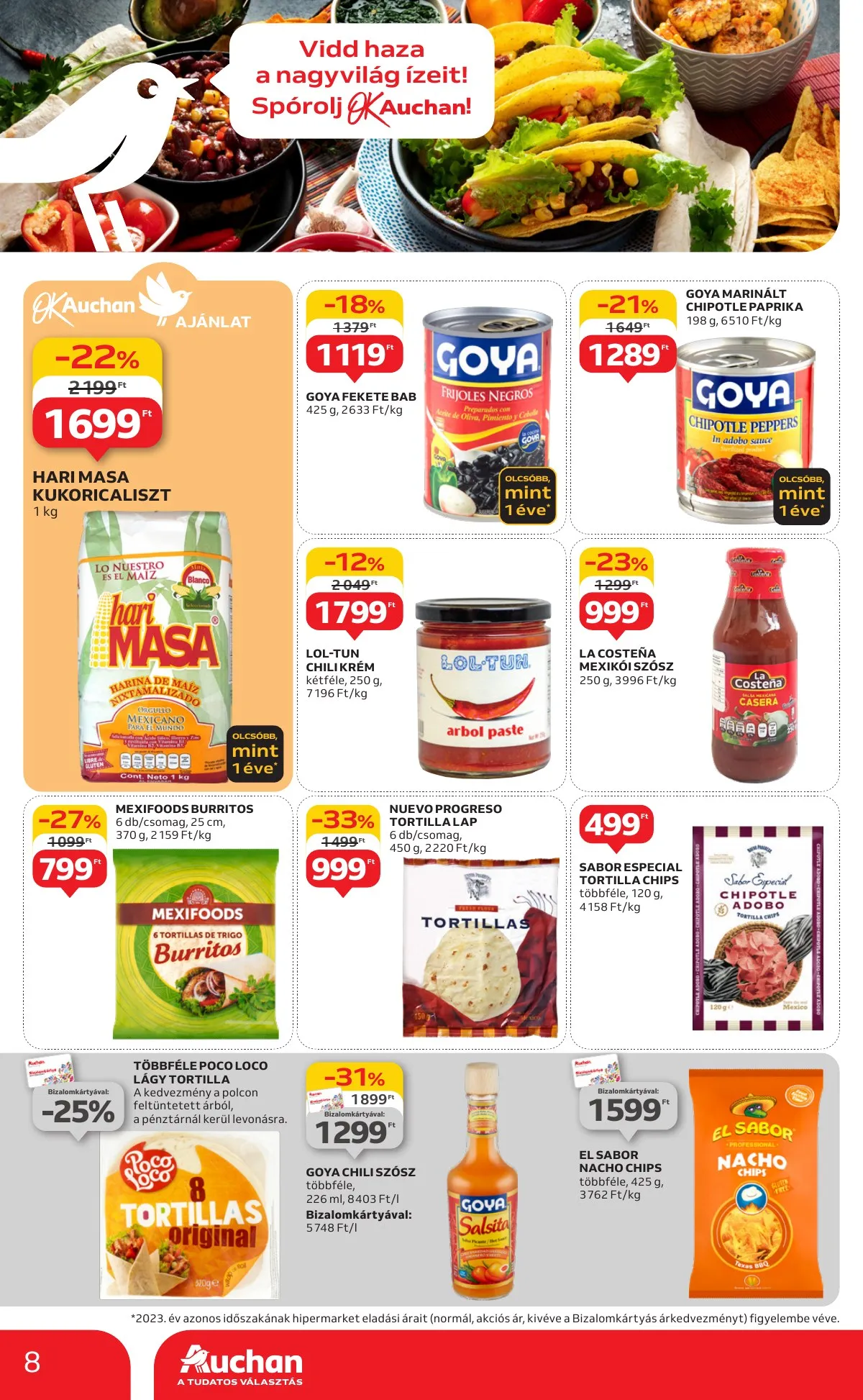 Auchan akciós újság Hipermarket 2 hetes 09.26–10.09 – 8. oldal