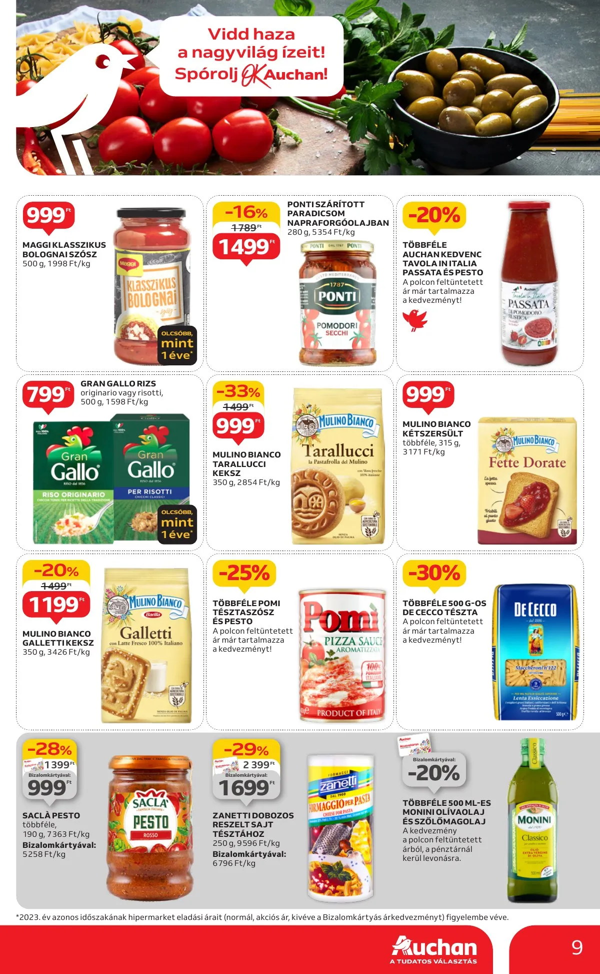 Auchan akciós újság Hipermarket 2 hetes 09.26–10.09 – 9. oldal