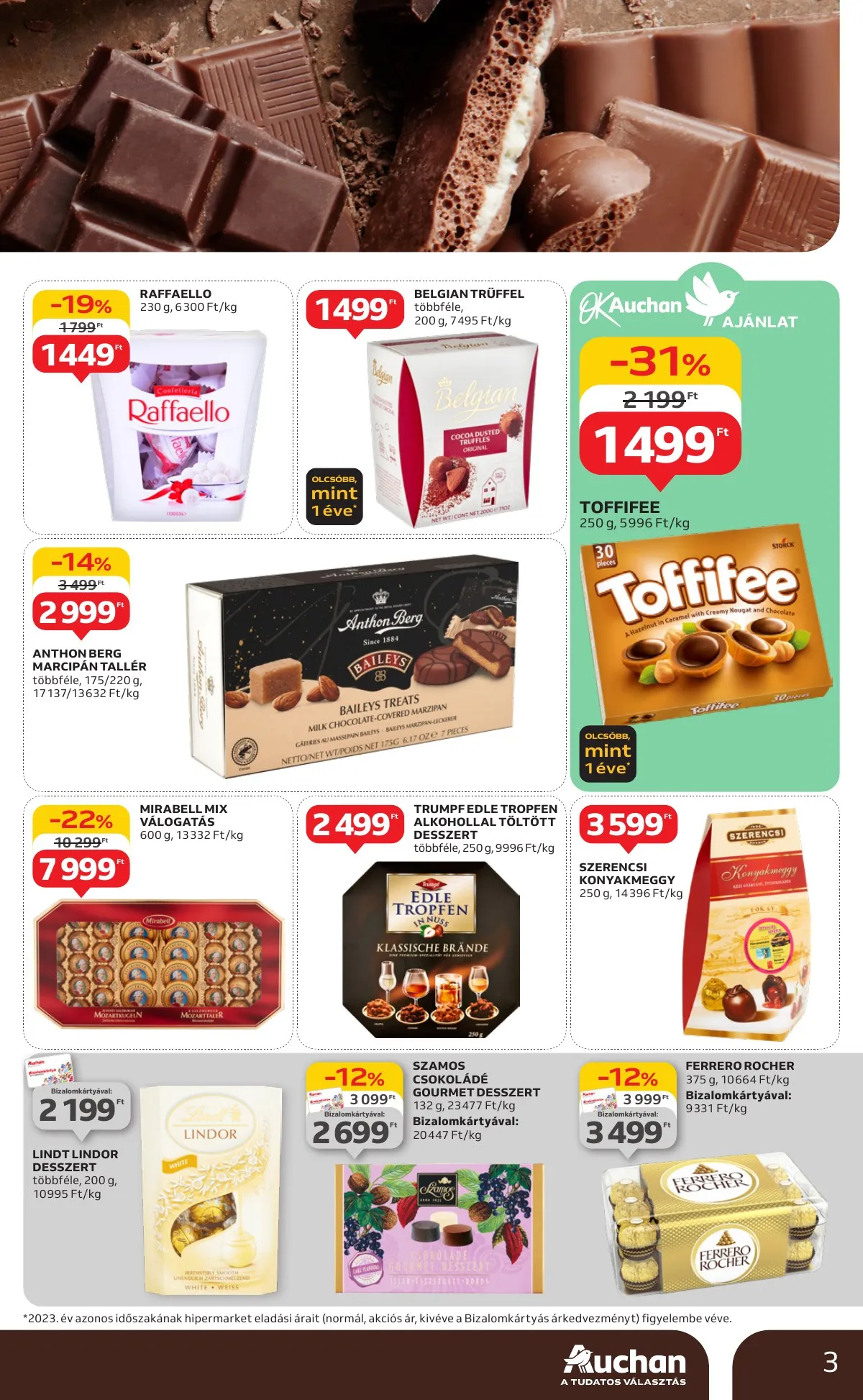 Auchan akciós újság Hipermarket 2 hetes 10.10–10.23 – 3. oldal