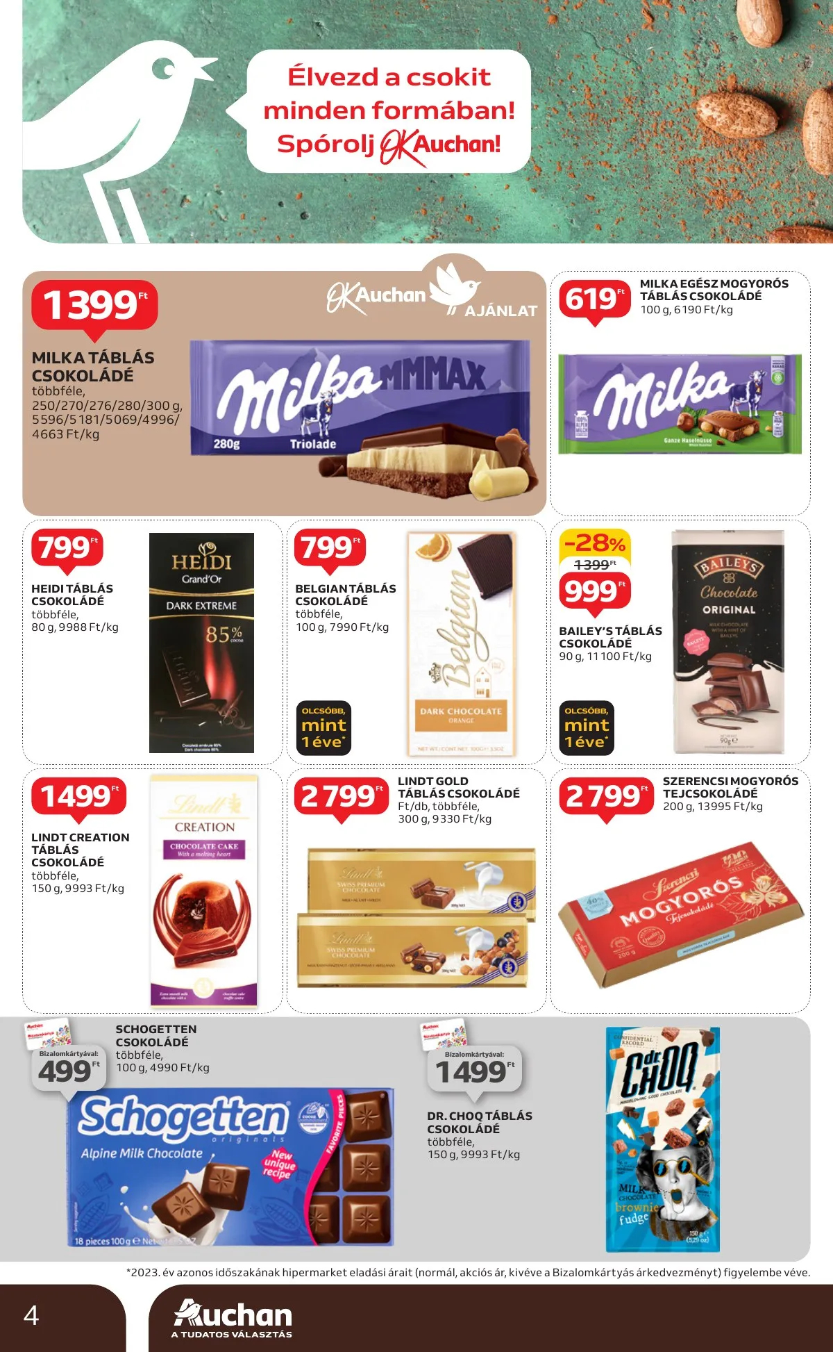 Auchan akciós újság Hipermarket 2 hetes 10.10–10.23 – 4. oldal