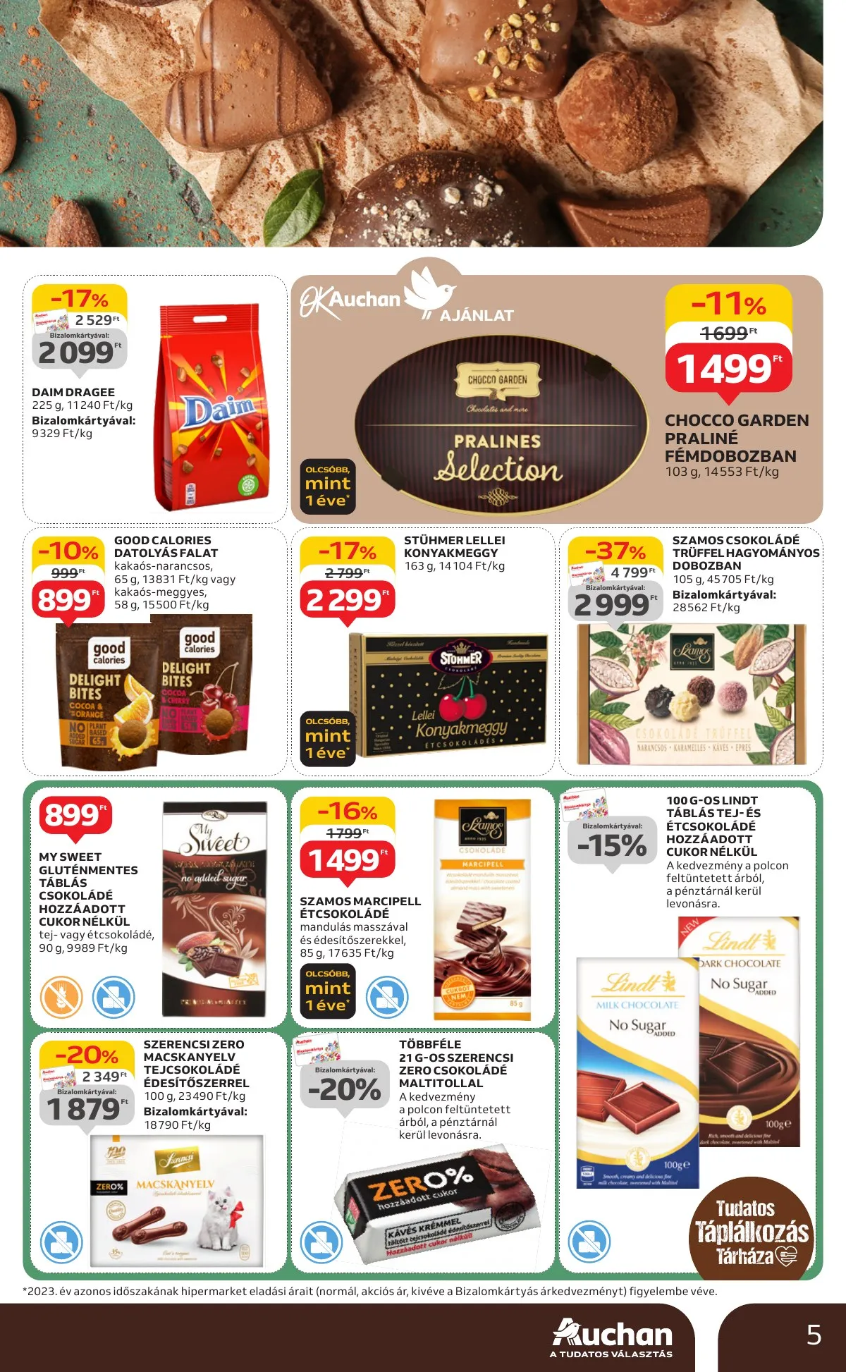 Auchan akciós újság Hipermarket 2 hetes 10.10–10.23 – 5. oldal