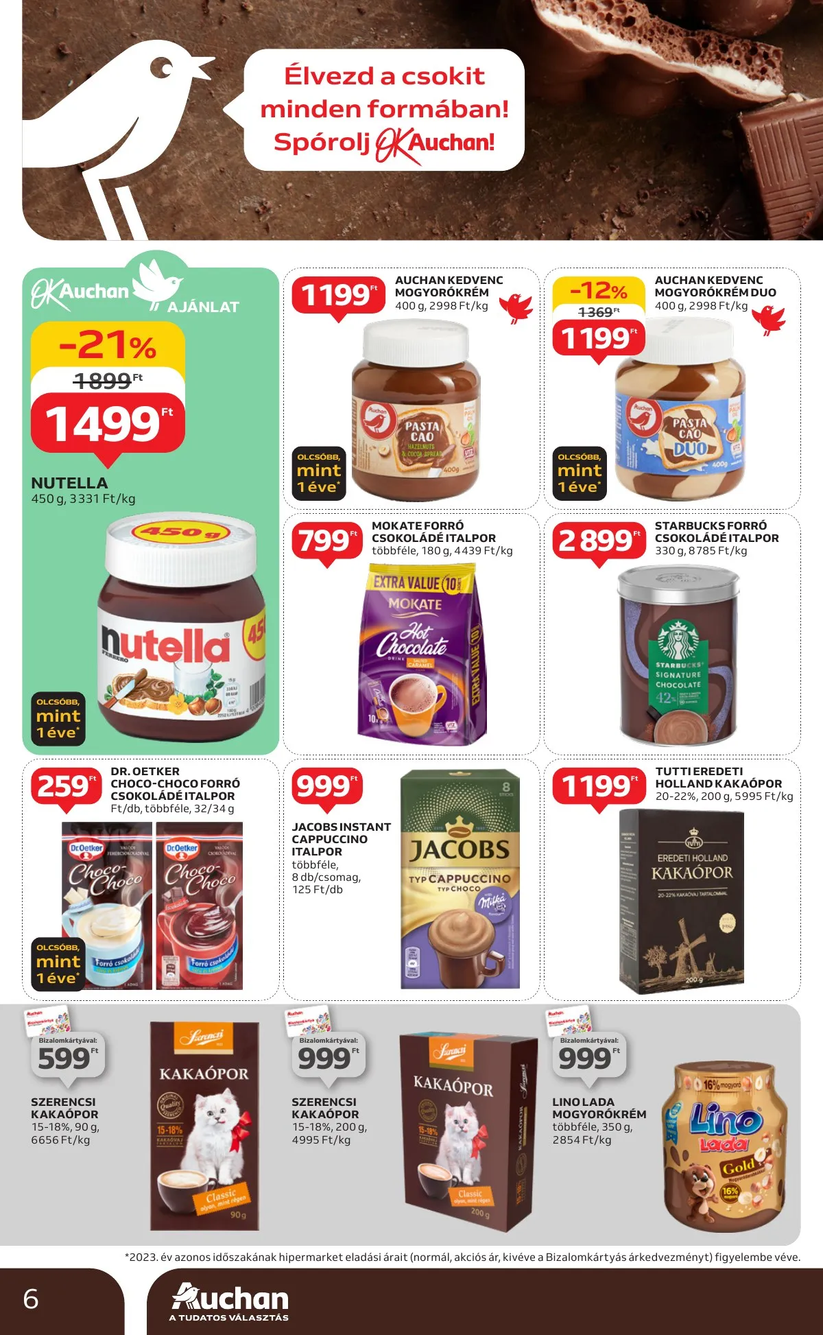 Auchan akciós újság Hipermarket 2 hetes 10.10–10.23 – 6. oldal