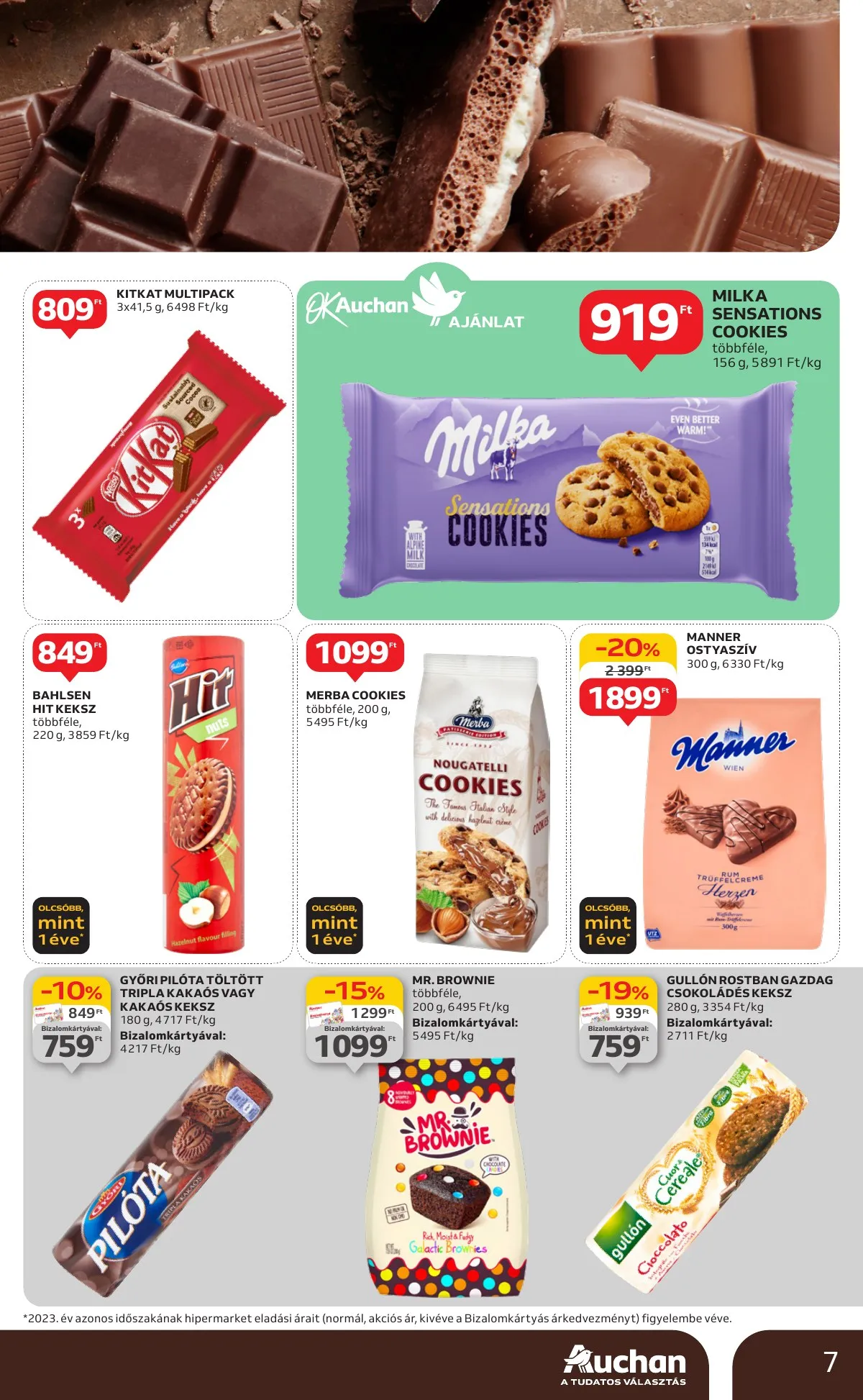 Auchan akciós újság Hipermarket 2 hetes 10.10–10.23 – 7. oldal