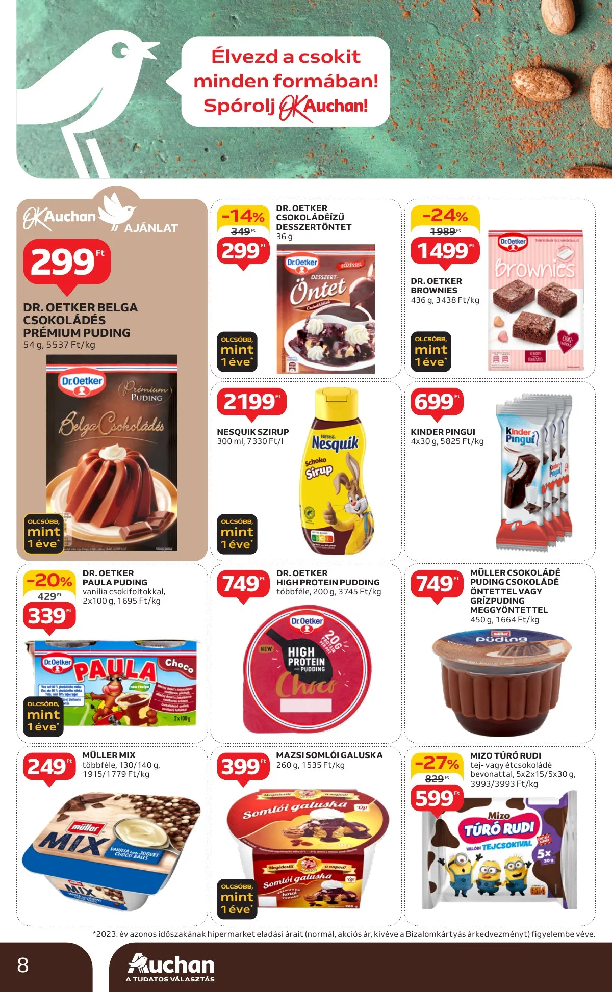 Auchan akciós újság Hipermarket 2 hetes 10.10–10.23 – 8. oldal