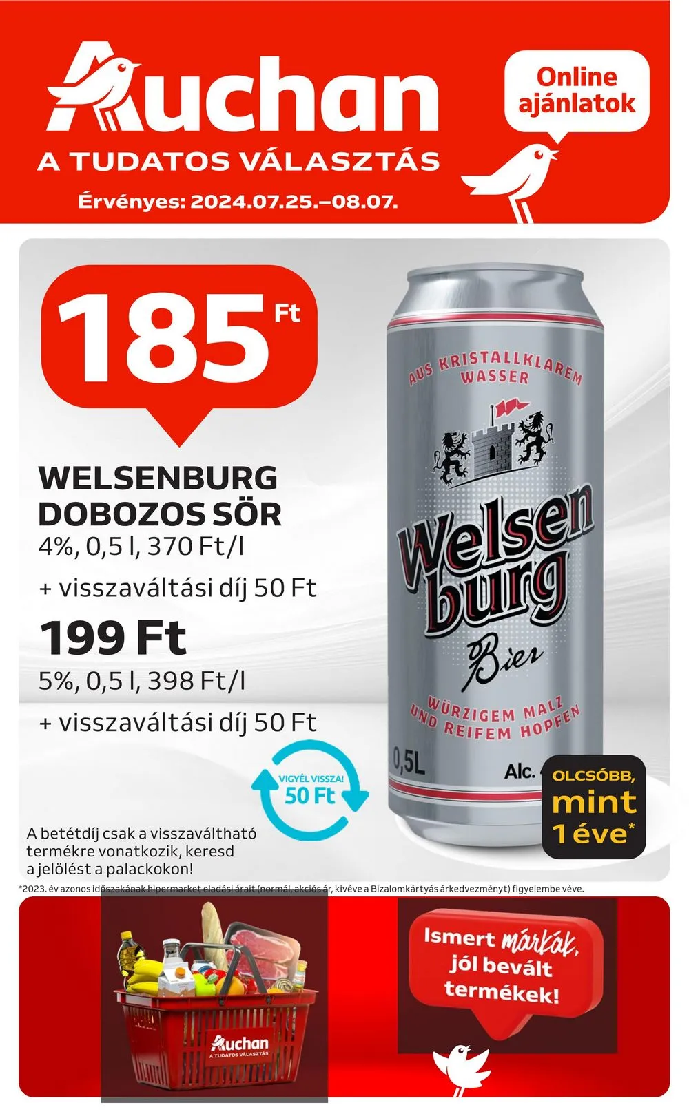 Auchan akciós újság Hipermarket 2 heti 07.25–08.07