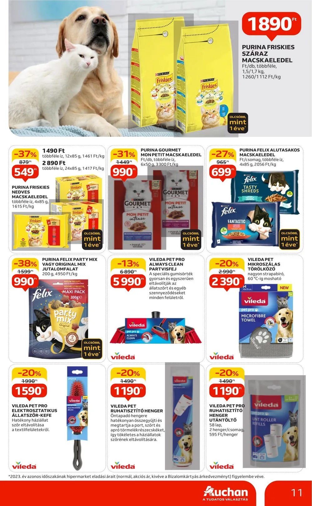 Auchan akciós újság Hipermarket 2 heti 07.25–08.07 – 11. oldal