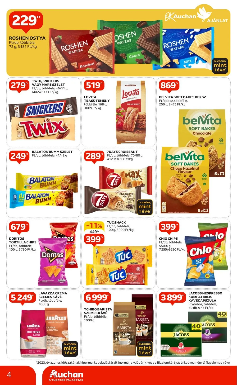 Auchan akciós újság Hipermarket 2 heti 07.25–08.07 – 4. oldal