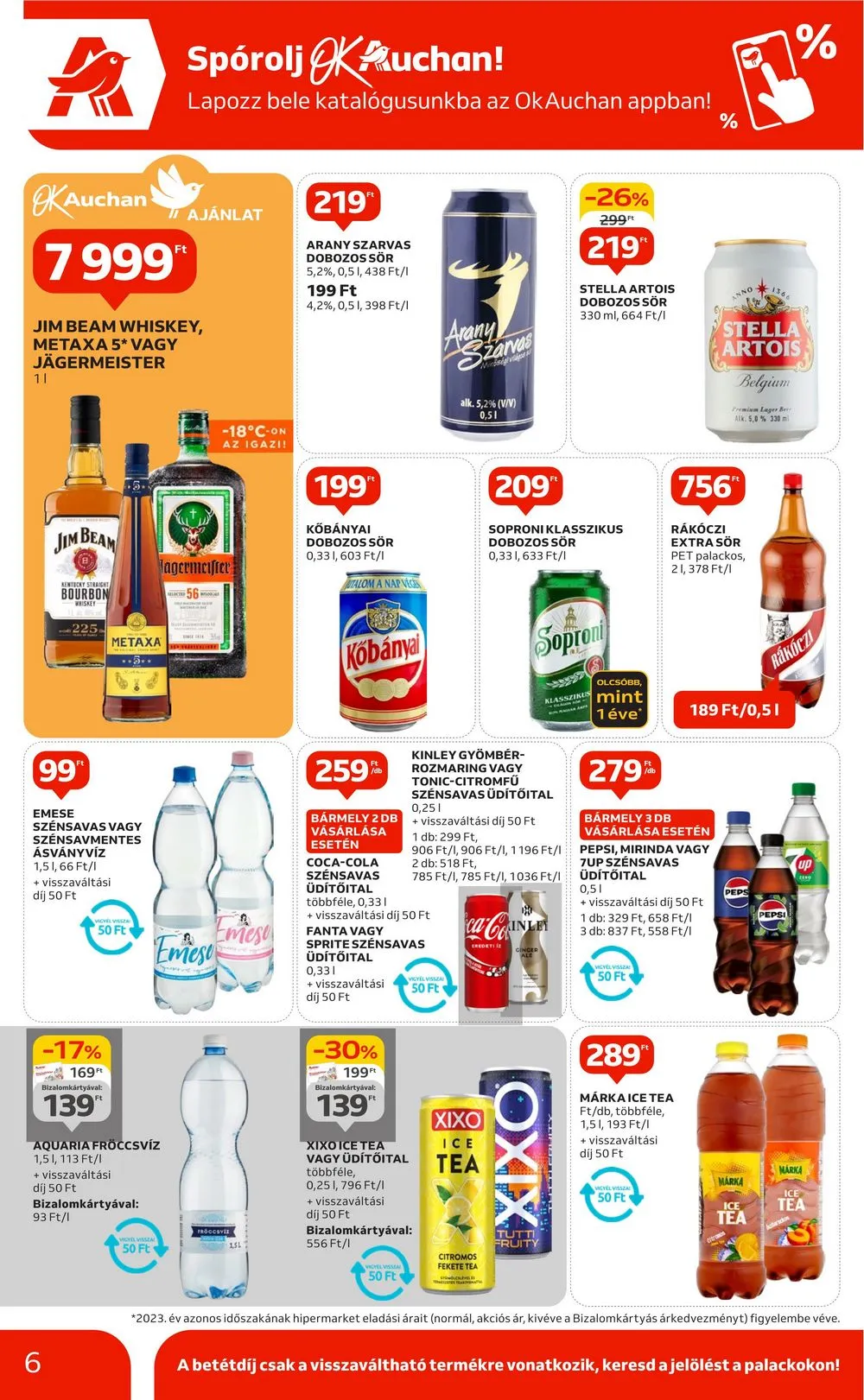 Auchan akciós újság Hipermarket 2 heti 07.25–08.07 – 6. oldal