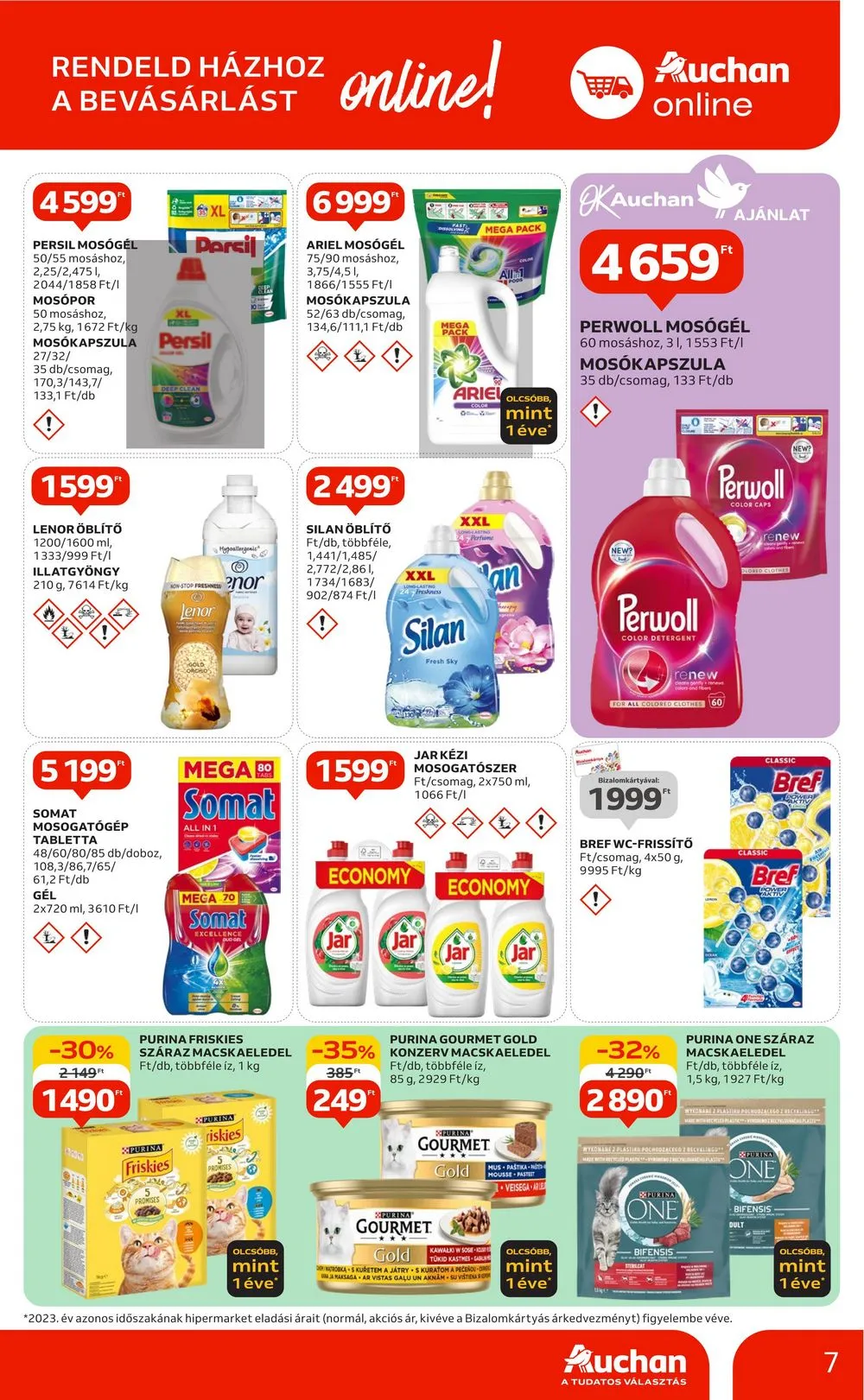 Auchan akciós újság Hipermarket 2 heti 07.25–08.07 – 7. oldal