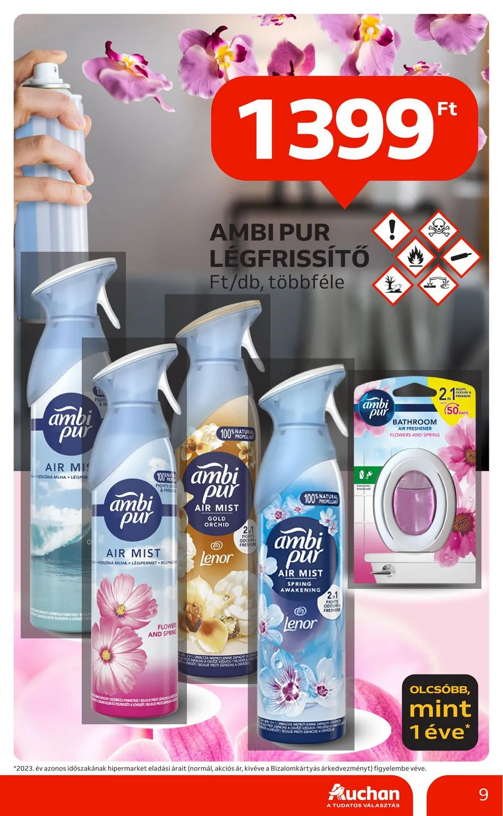 Auchan akciós újság Hipermarket 2 heti 07.25–08.07 – 9. oldal