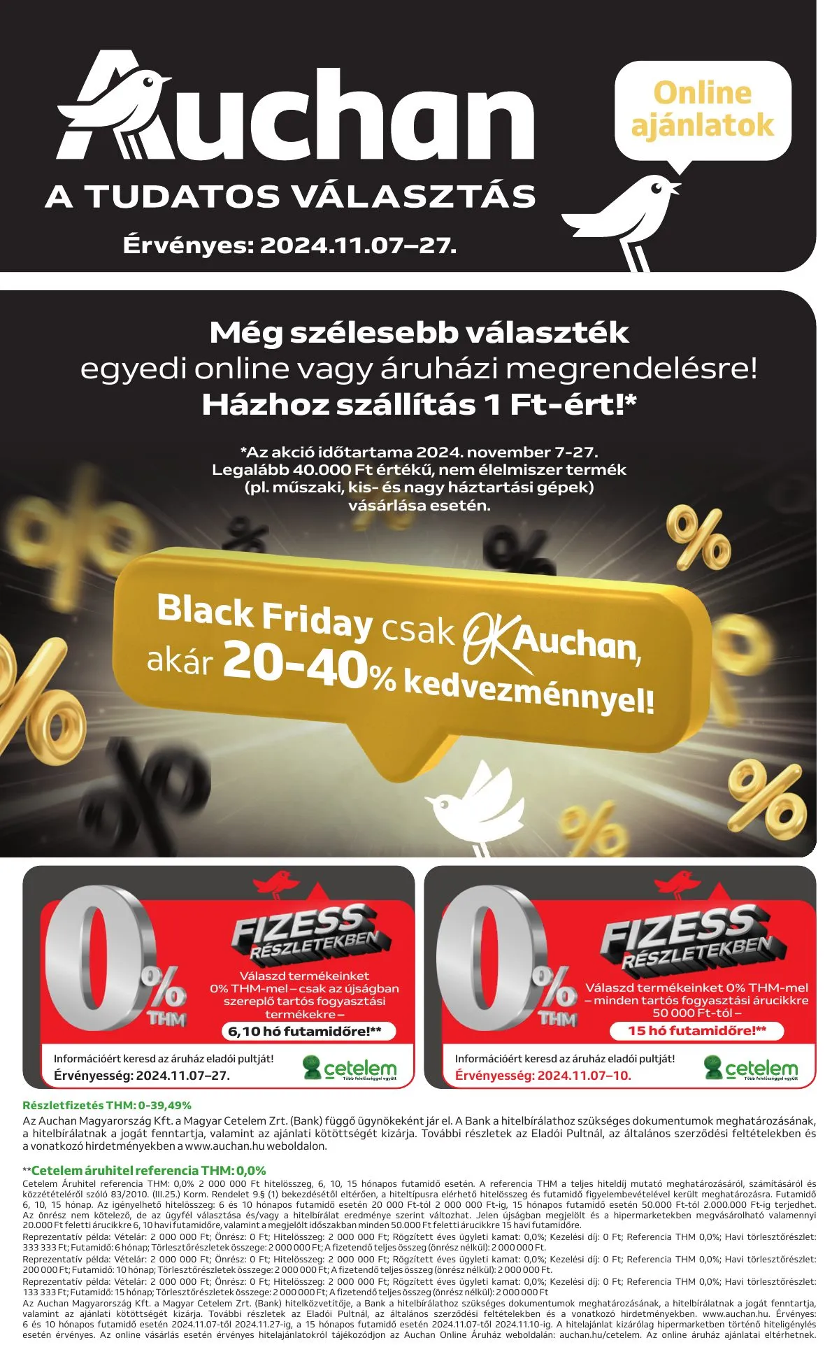 Auchan akciós újság Hipermarket 3 heti 11.07–11.27