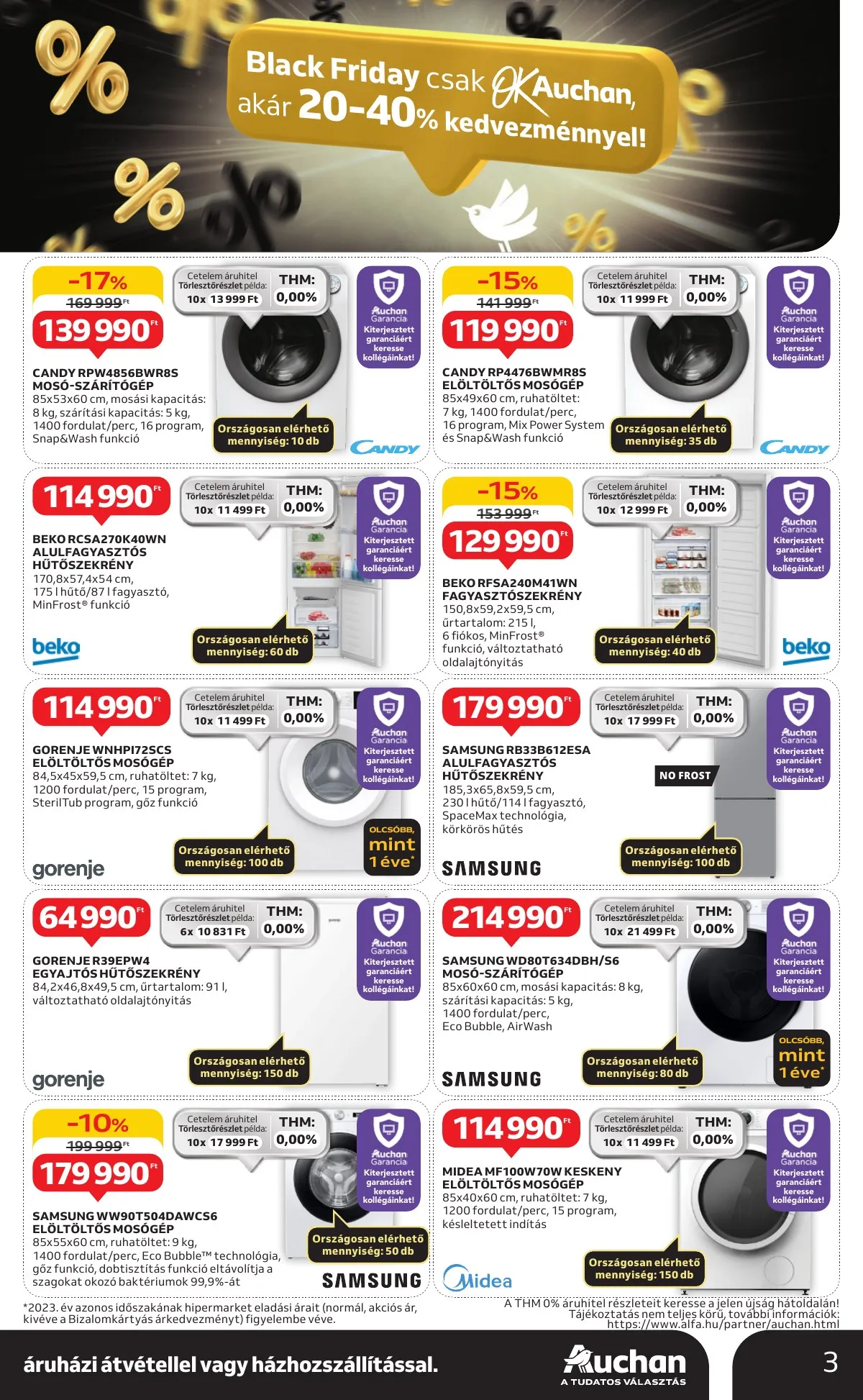 Auchan akciós újság Hipermarket 3 heti 11.07–11.27 – 3. oldal