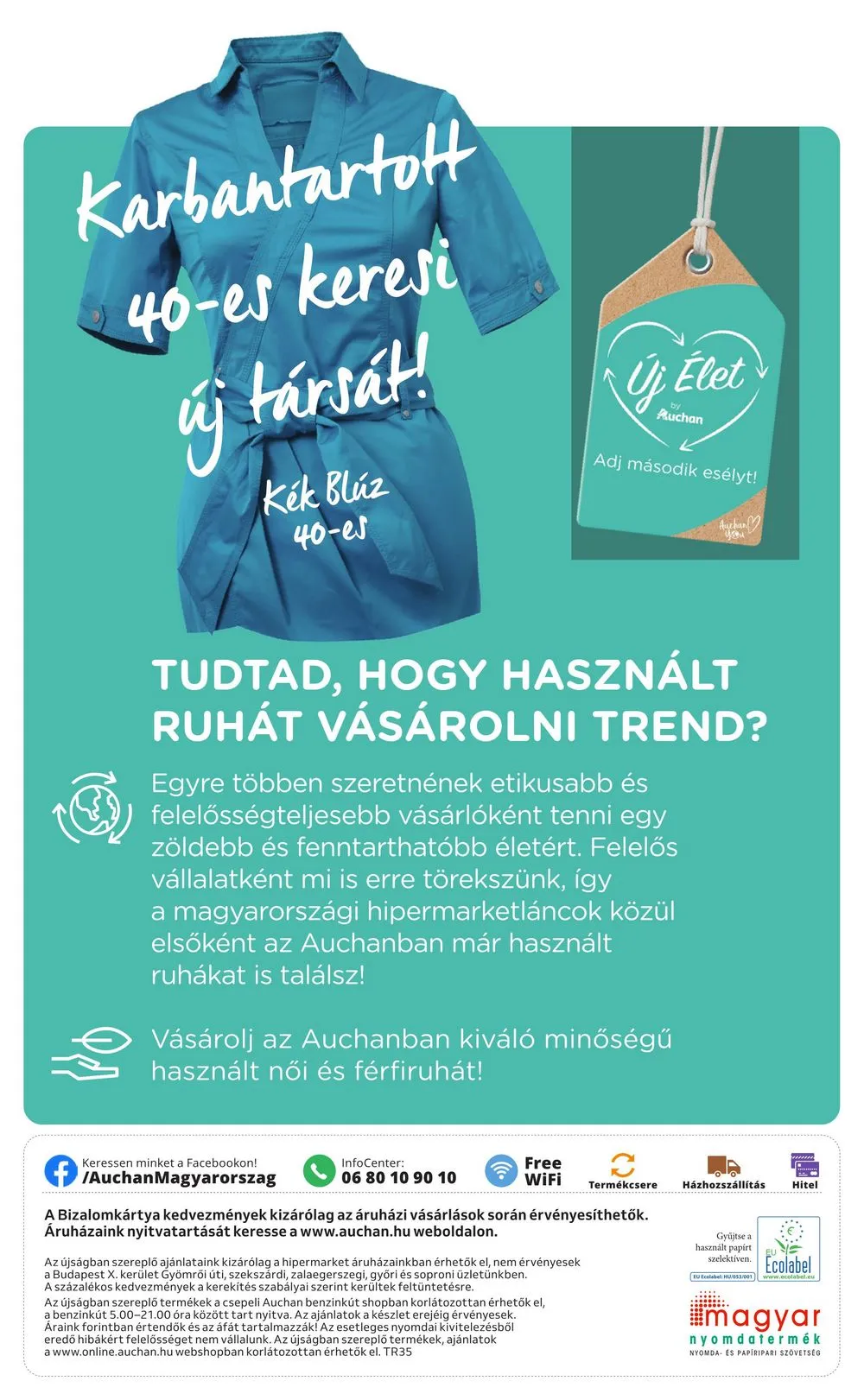 Auchan akciós újság Hipermarket 4 hetes textil 08.29–09.25 – 8. oldal