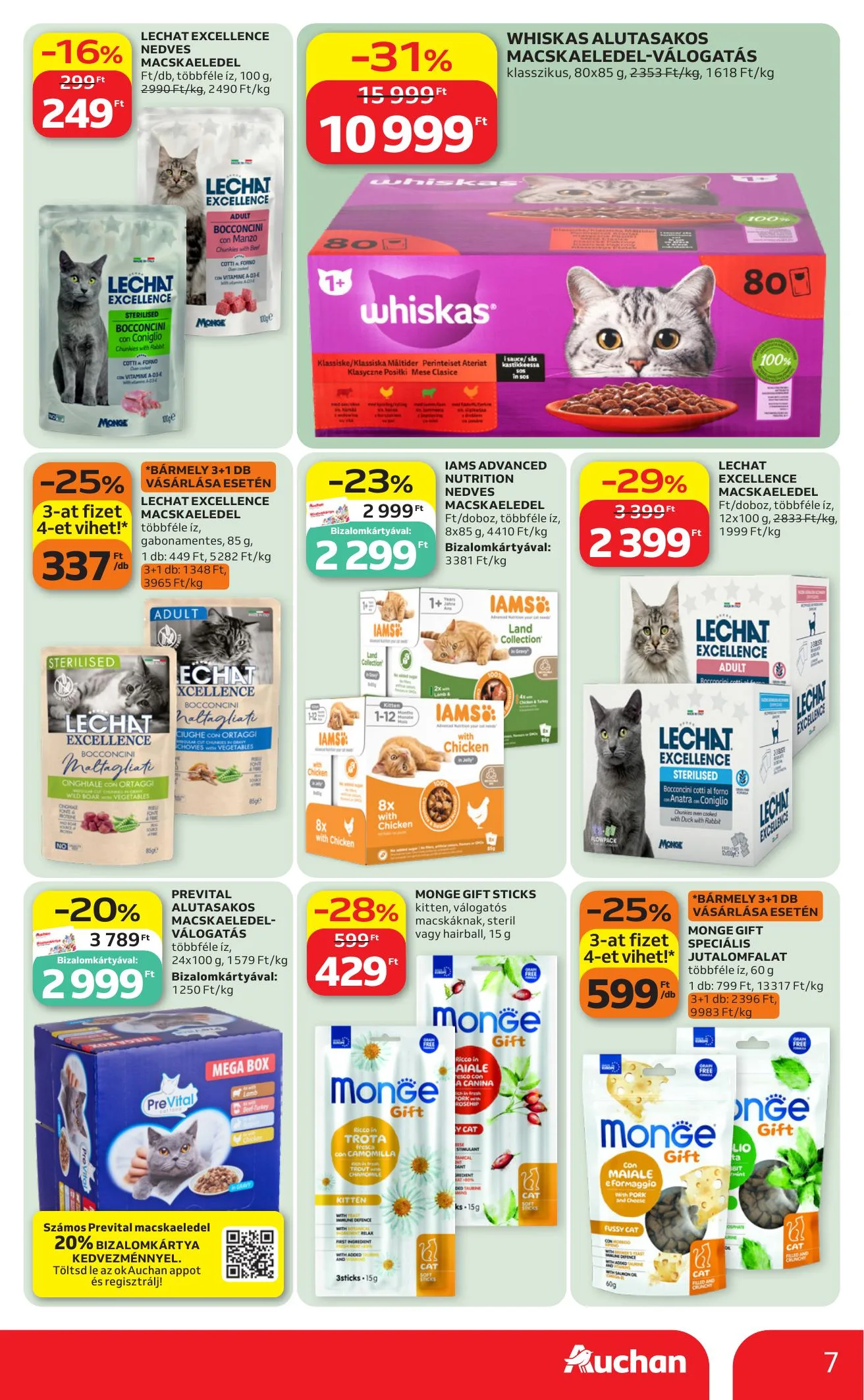 Auchan akciós újság Hipermarket állatvilág ajánlataink 09.24–10.07 – 7. oldal
