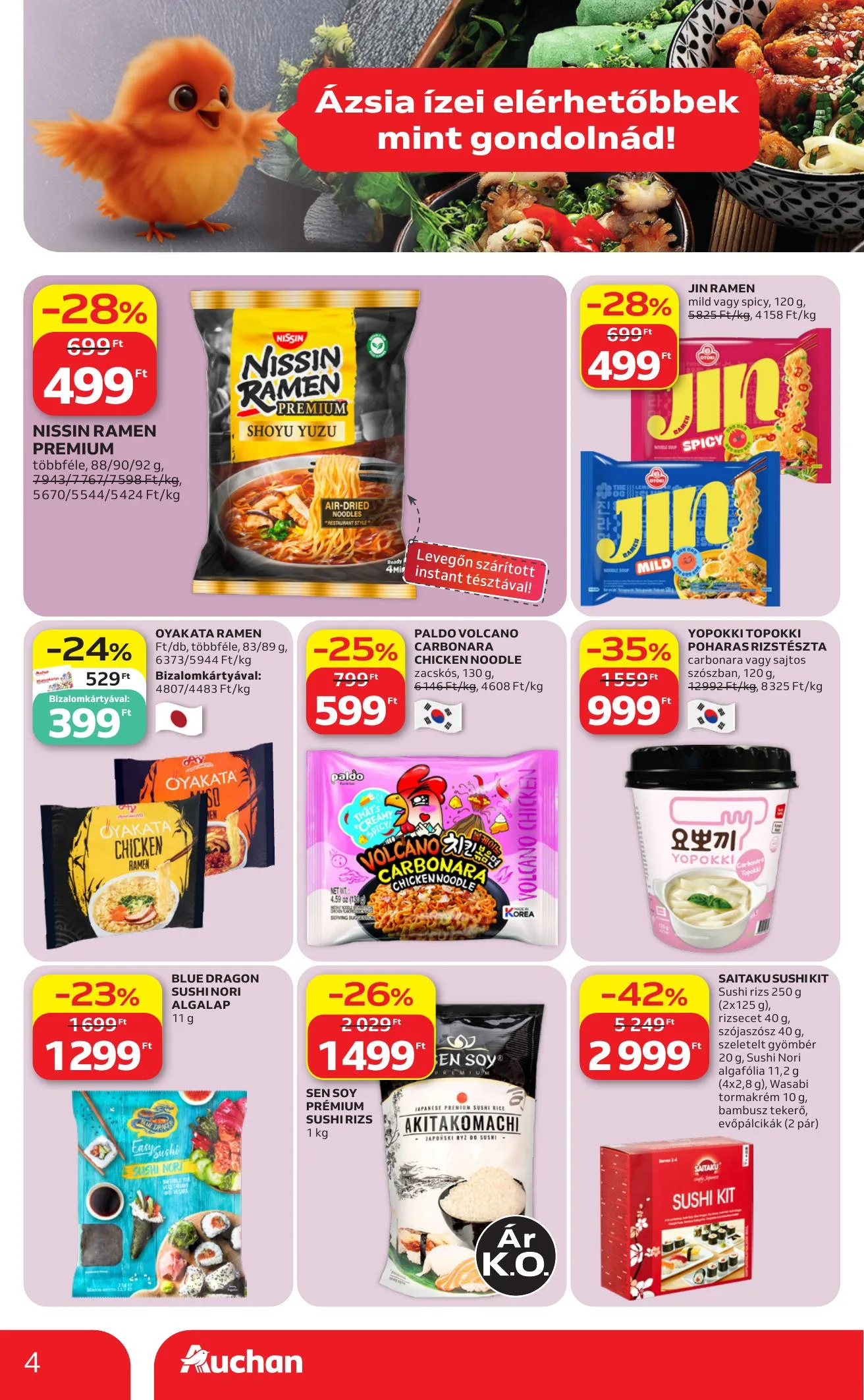 Auchan akciós újság Hipermarket Azsiai 07.16–07.22 – 4. oldal