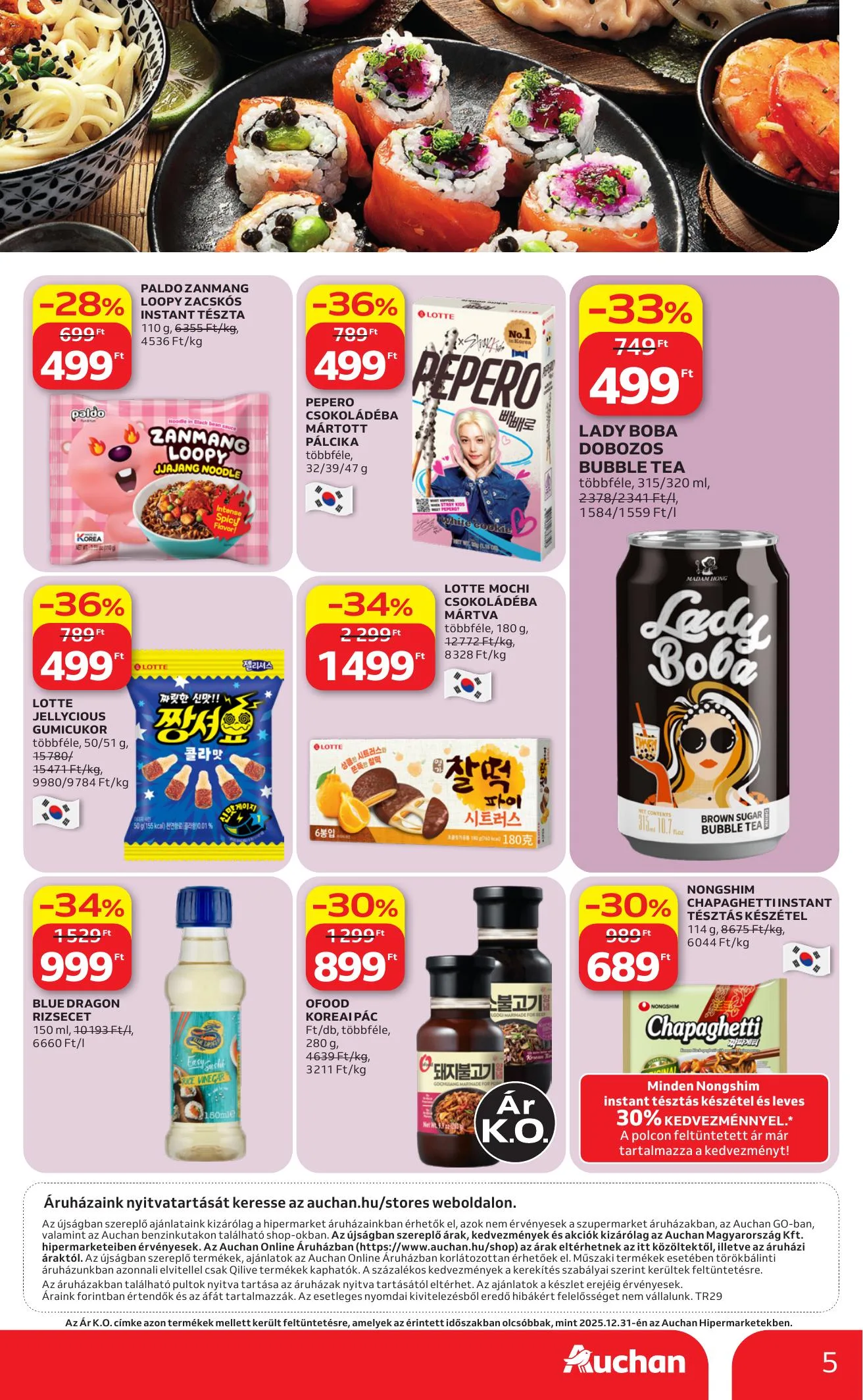 Auchan akciós újság Hipermarket Azsiai 07.16–07.22 – 5. oldal