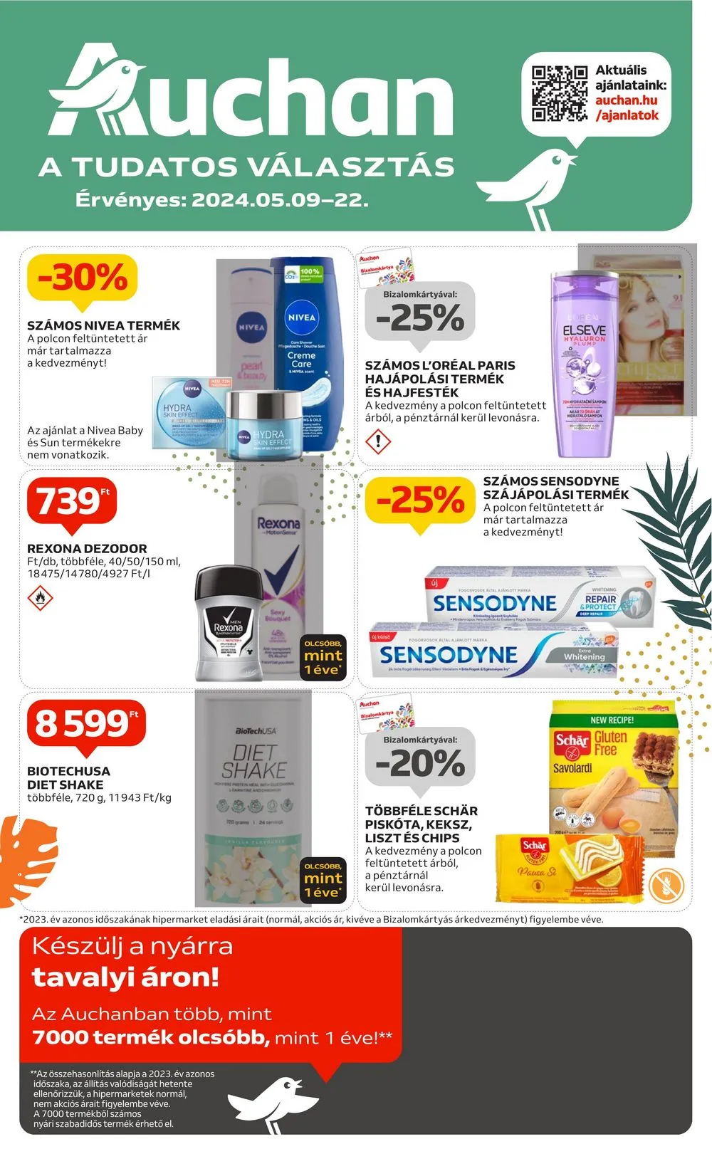 Auchan akciós újság Hipermarket Beach Body 05.09–05.22
