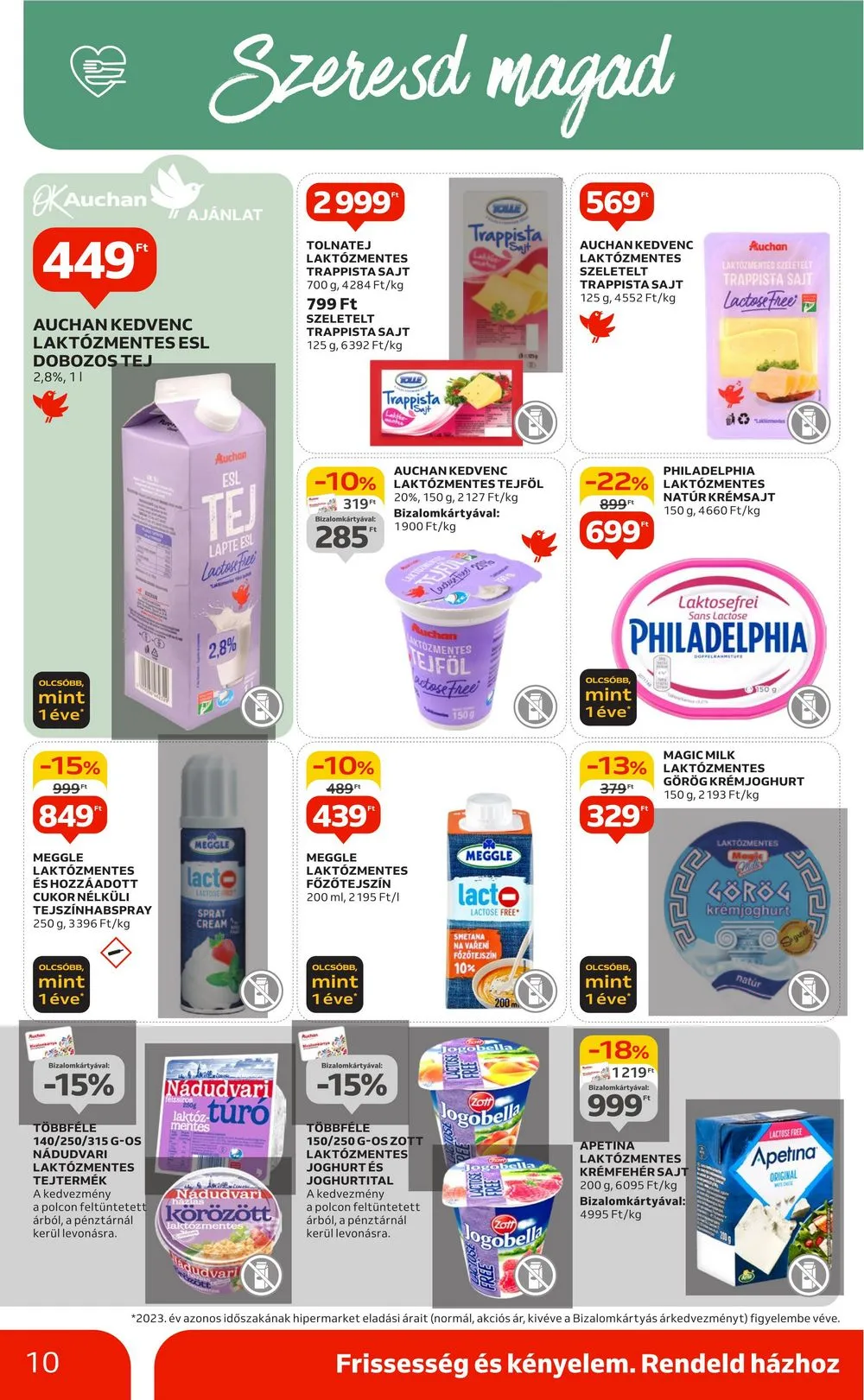 Auchan akciós újság Hipermarket Beach Body 05.09–05.22 – 10. oldal