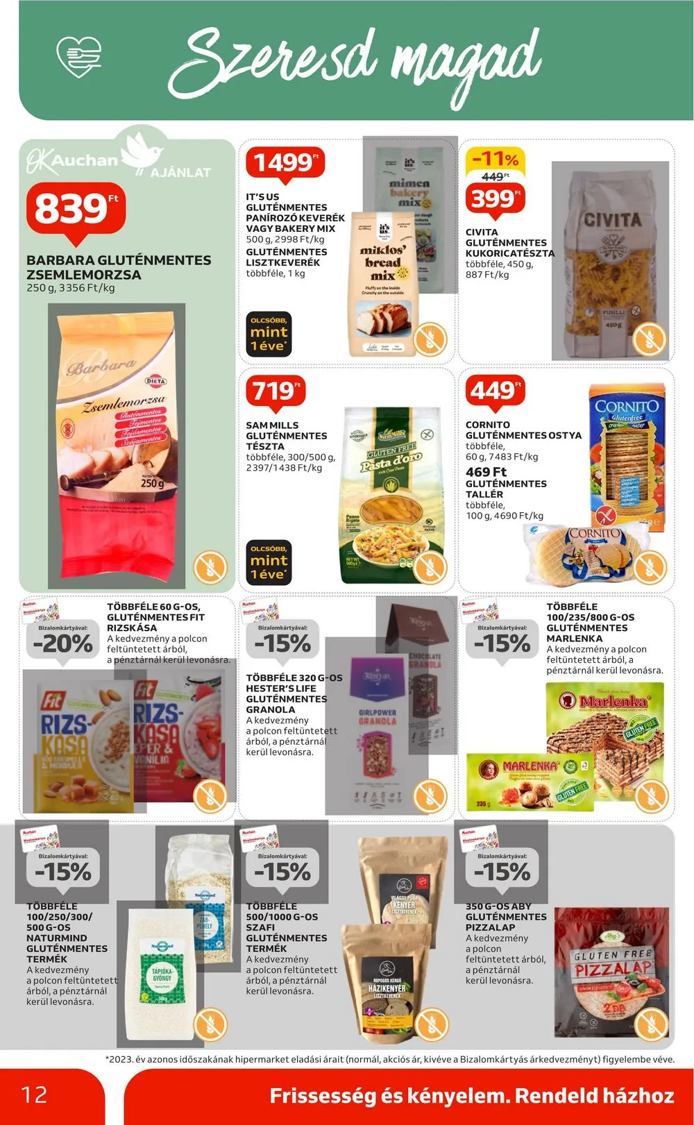 Auchan akciós újság Hipermarket Beach Body 05.09–05.22 – 12. oldal