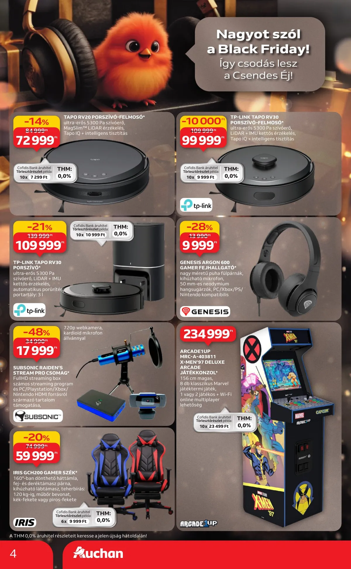 Auchan akciós újság Hipermarket Black Friday 11.06–11.26 – 4. oldal