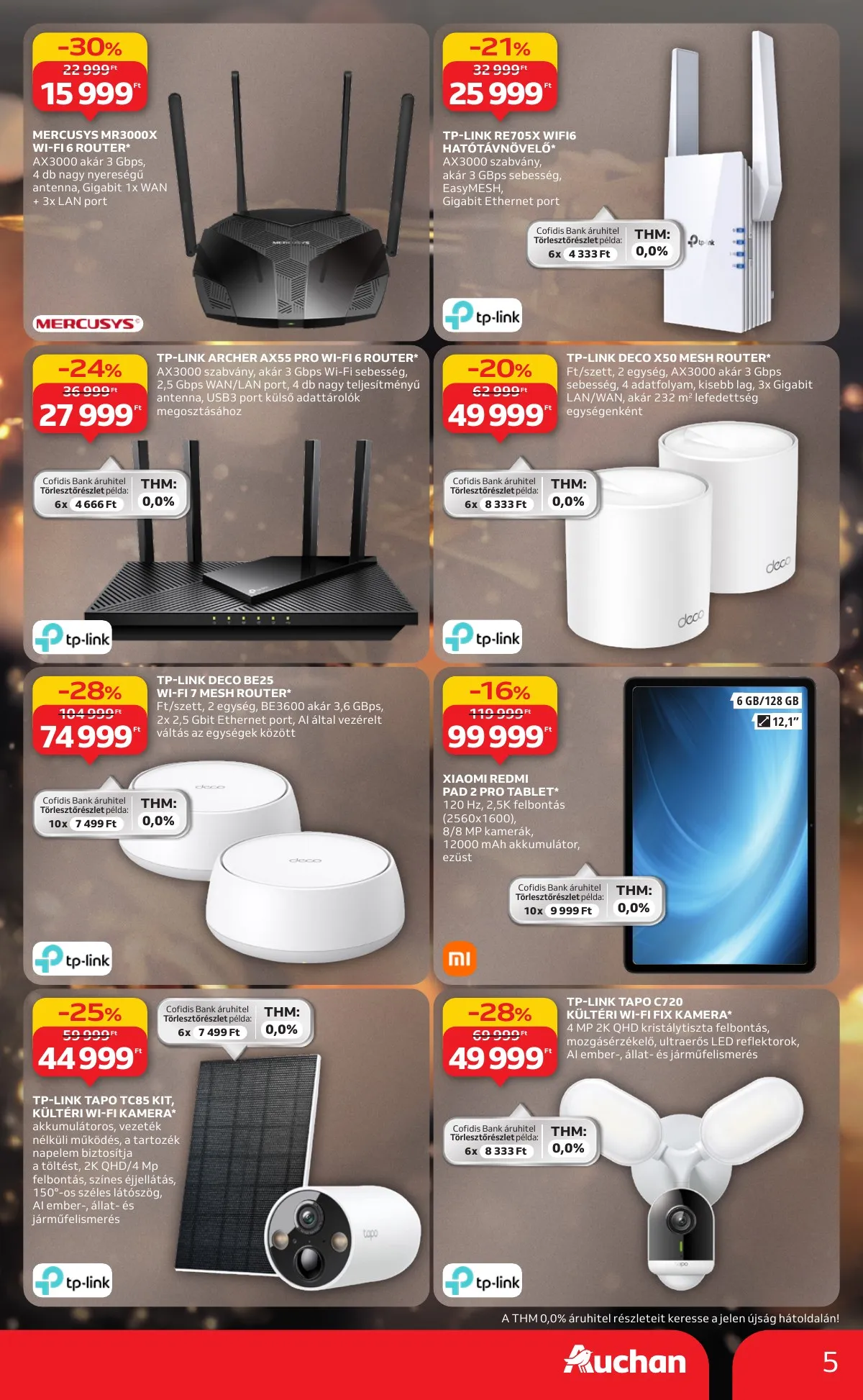 Auchan akciós újság Hipermarket Black Friday 11.06–11.26 – 5. oldal