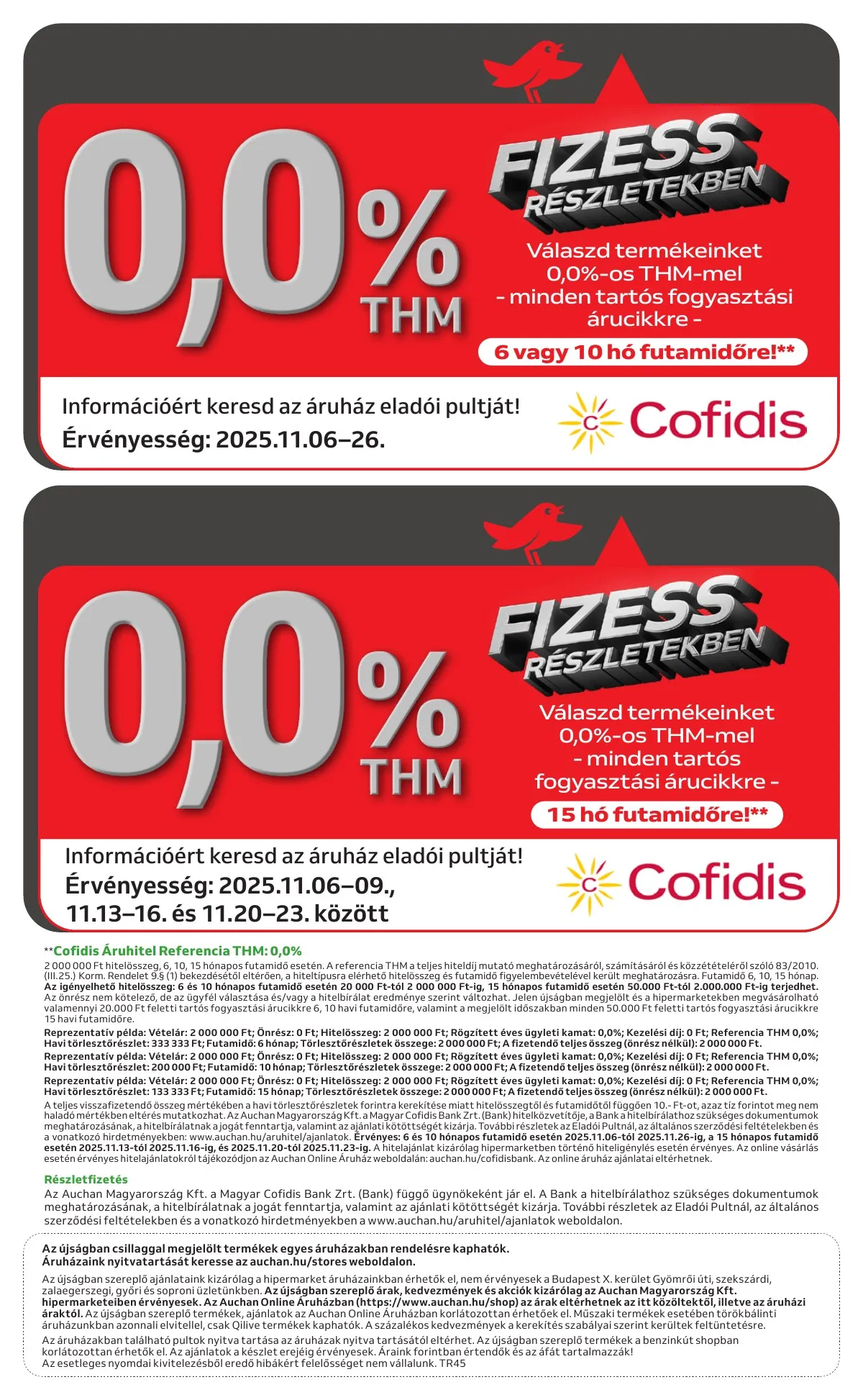 Auchan akciós újság Hipermarket Black Friday 11.06–11.26 – 6. oldal