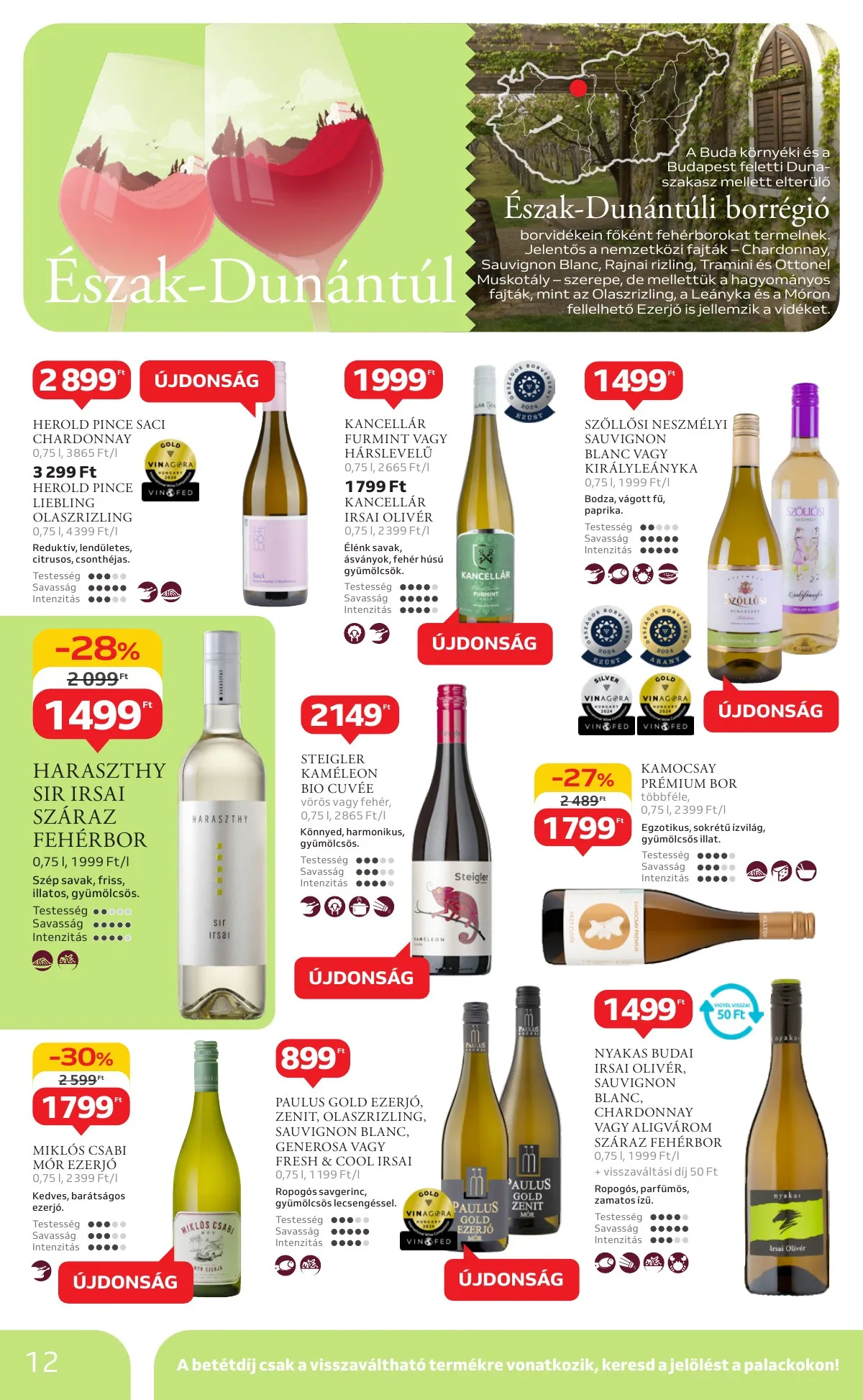 Auchan akciós újság Hipermarket Bor 10.03–10.22 – 12. oldal