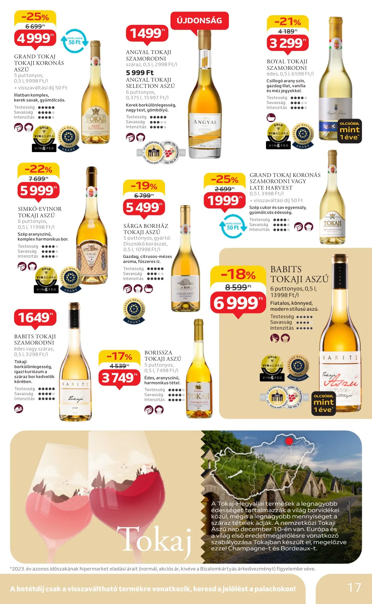 Auchan akciós újság Hipermarket Bor 10.03–10.22 – 17. oldal