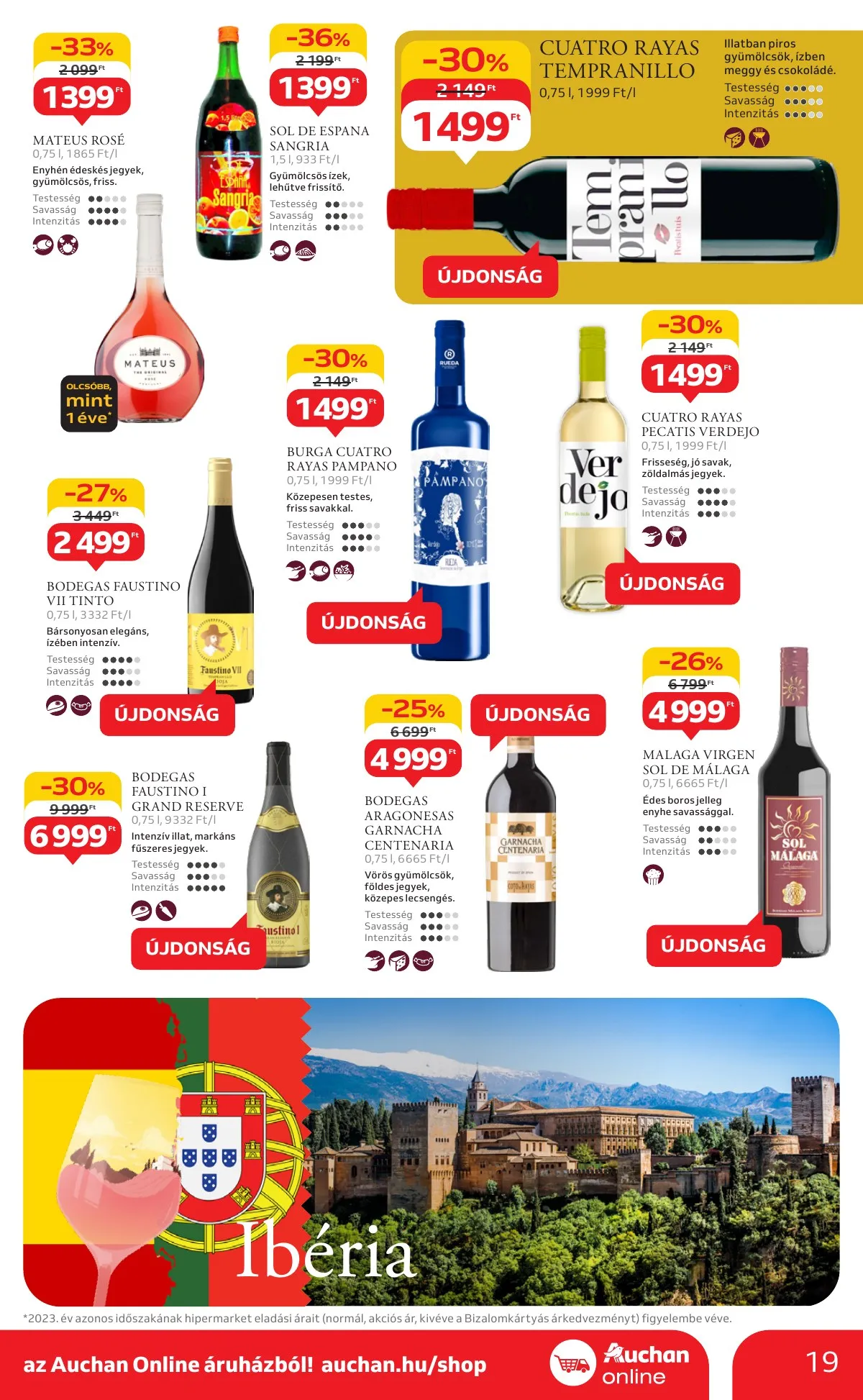 Auchan akciós újság Hipermarket Bor 10.03–10.22 – 19. oldal
