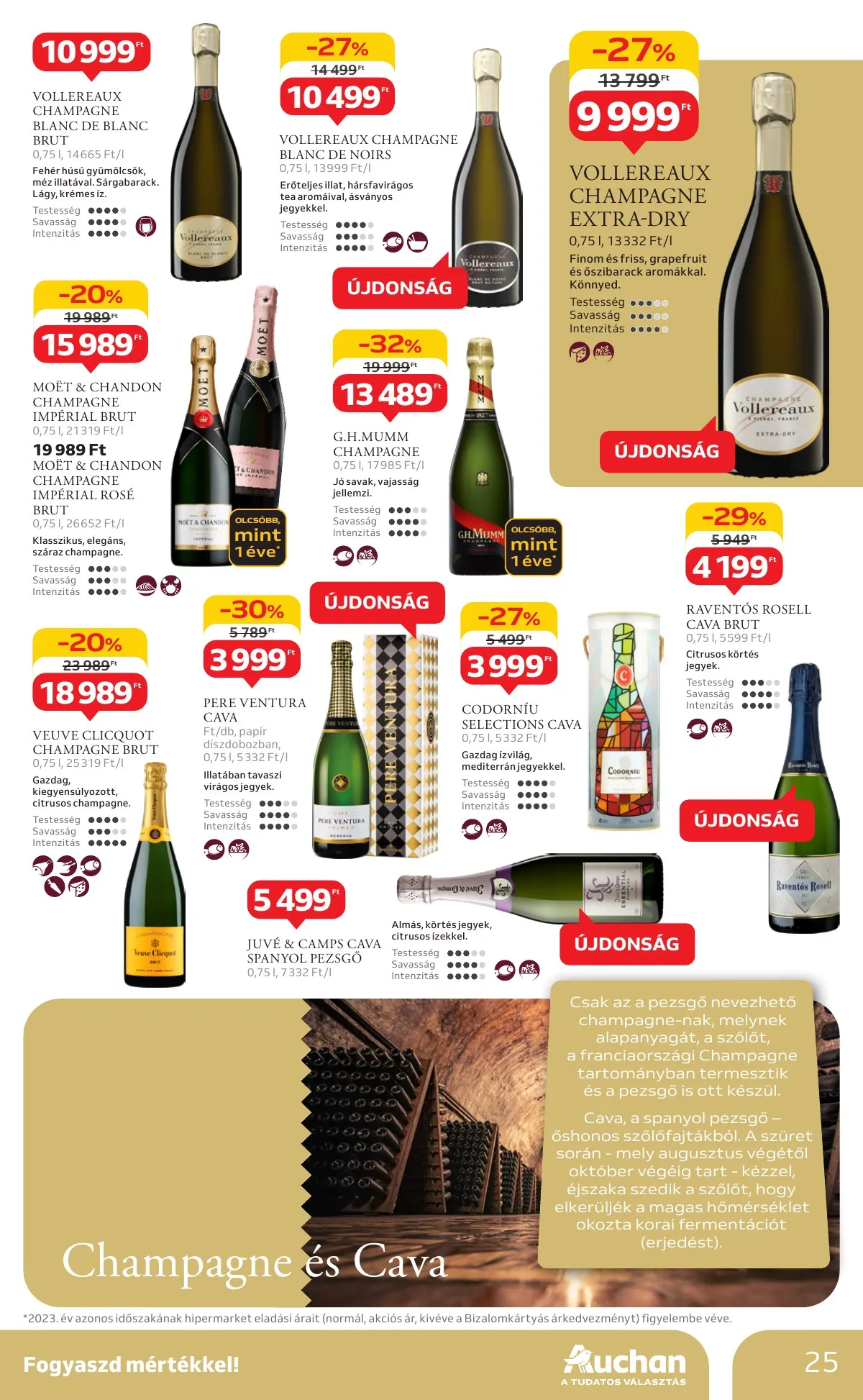 Auchan akciós újság Hipermarket Bor 10.03–10.22 – 25. oldal