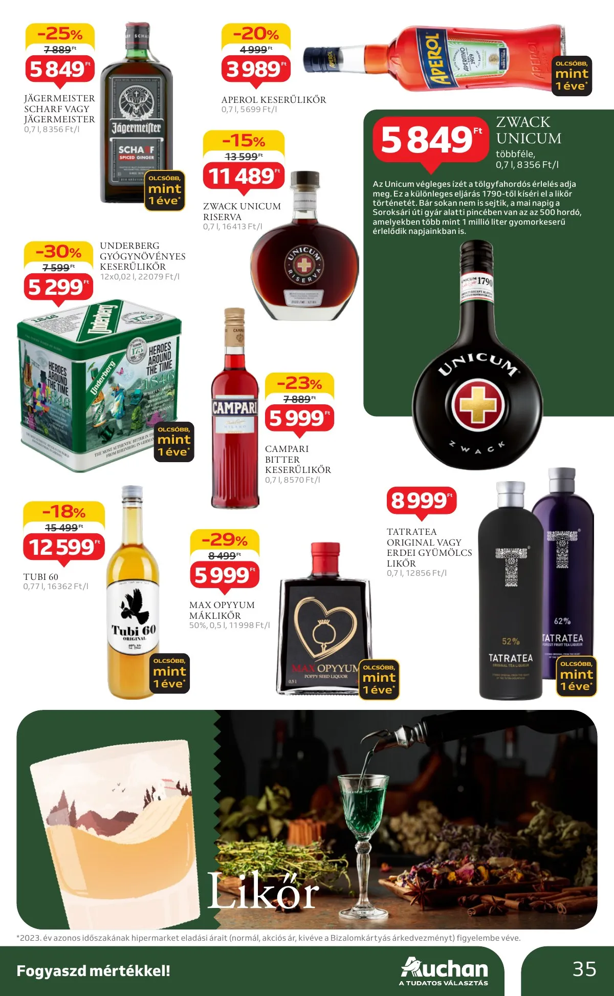 Auchan akciós újság Hipermarket Bor 10.03–10.22 – 35. oldal