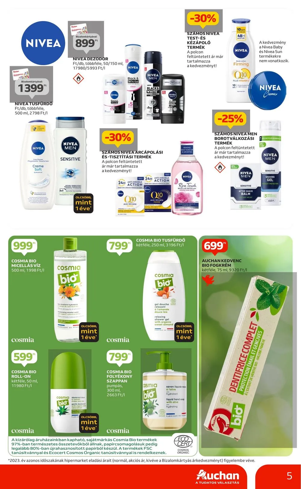 Auchan akciós újság Hipermarket drogéria 07.11–07.24 – 5. oldal