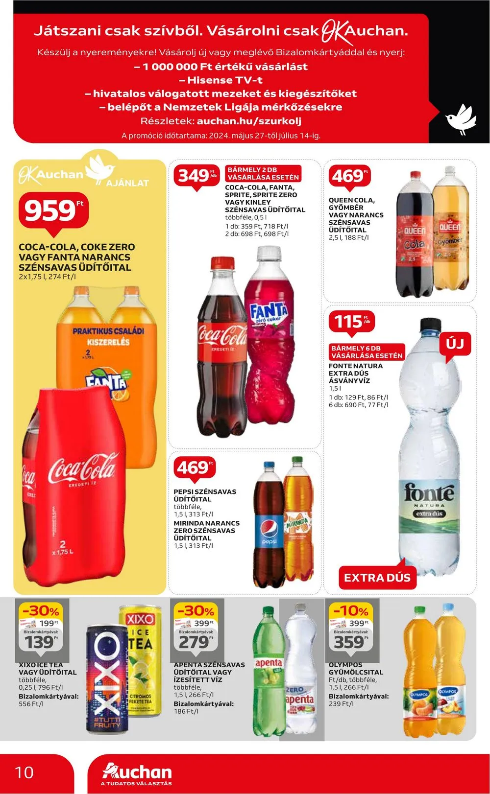 Auchan akciós újság Hipermarket EB 06.13–06.26 – 10. oldal
