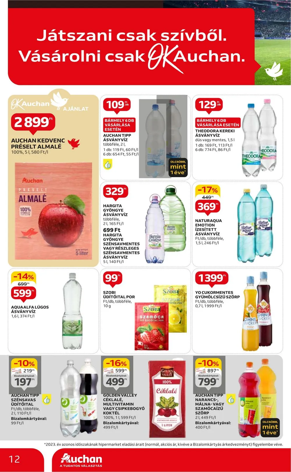 Auchan akciós újság Hipermarket EB 06.13–06.26 – 12. oldal