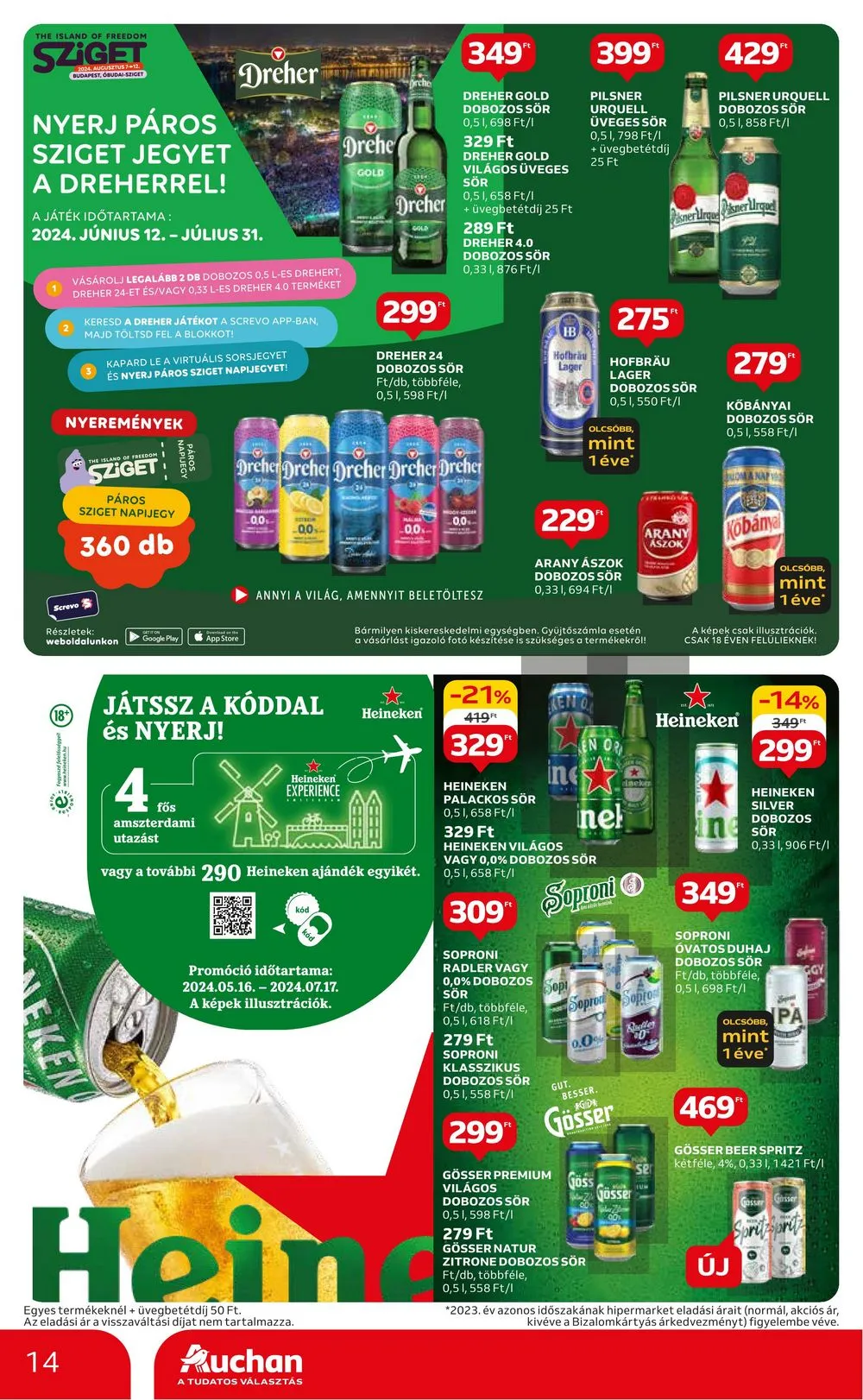 Auchan akciós újság Hipermarket EB 06.13–06.26 – 14. oldal