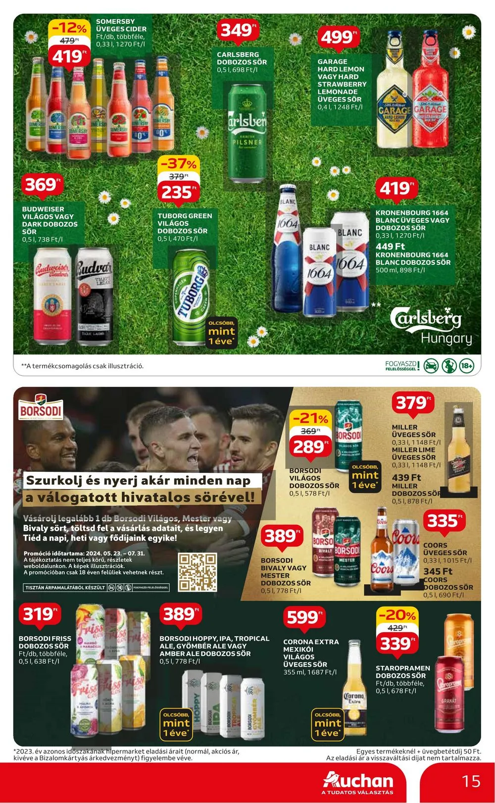 Auchan akciós újság Hipermarket EB 06.13–06.26 – 15. oldal