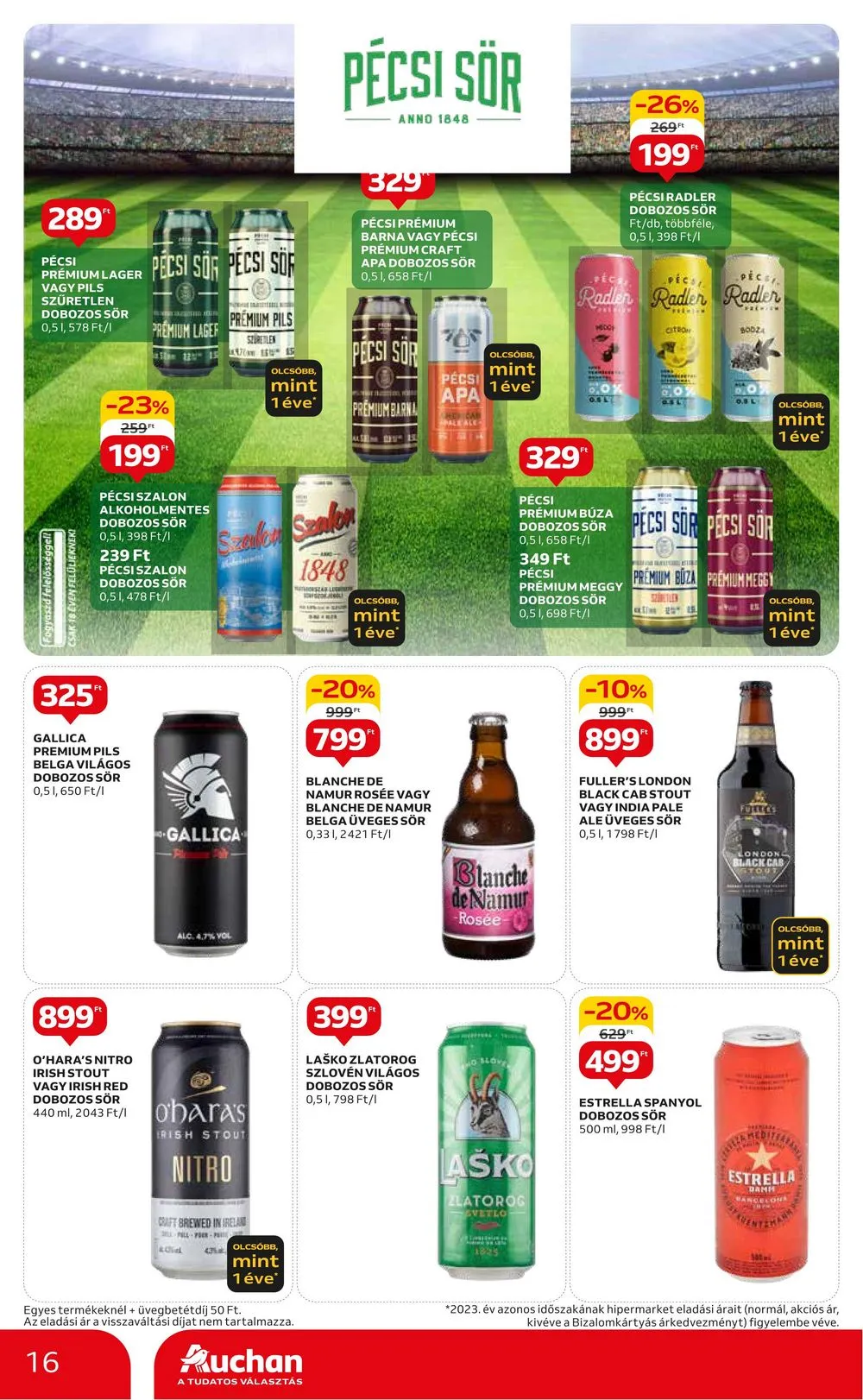 Auchan akciós újság Hipermarket EB 06.13–06.26 – 16. oldal