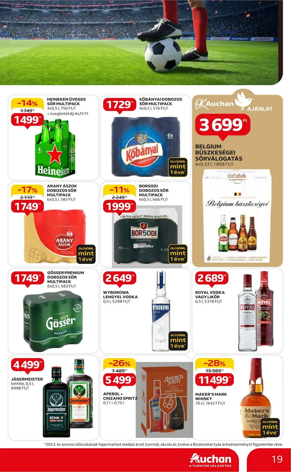Auchan akciós újság Hipermarket EB 06.13–06.26 – 19. oldal