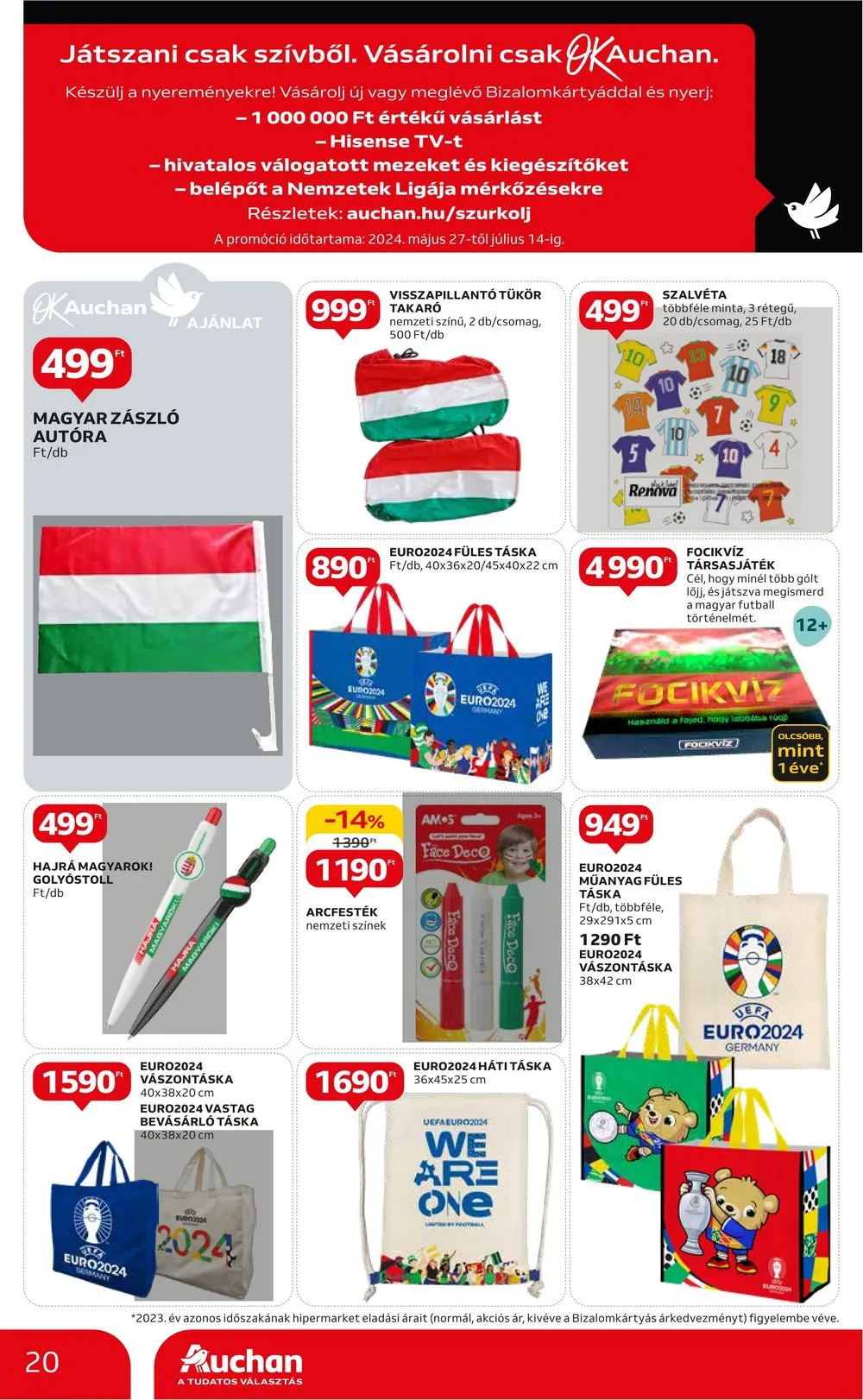 Auchan akciós újság Hipermarket EB 06.13–06.26 – 20. oldal