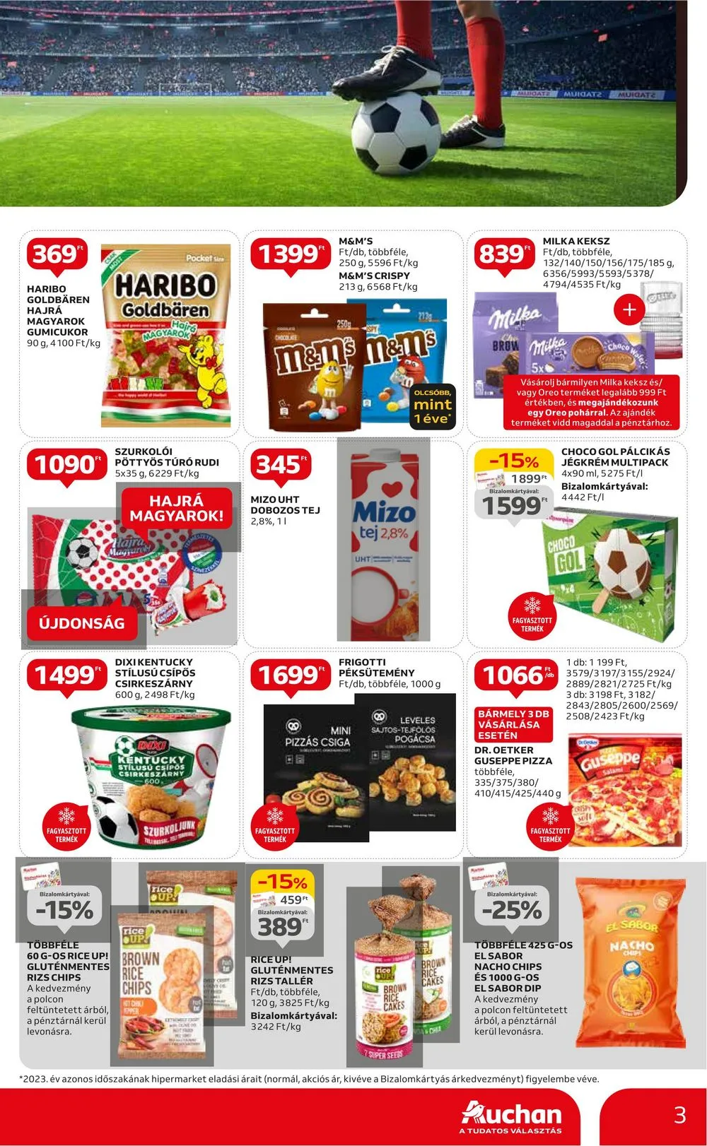 Auchan akciós újság Hipermarket EB 06.13–06.26 – 3. oldal