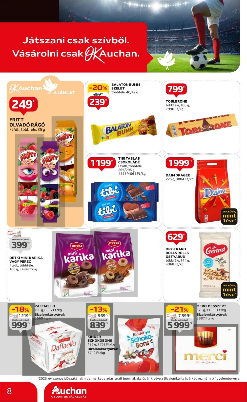 Auchan akciós újság Hipermarket EB 06.13–06.26 – 8. oldal