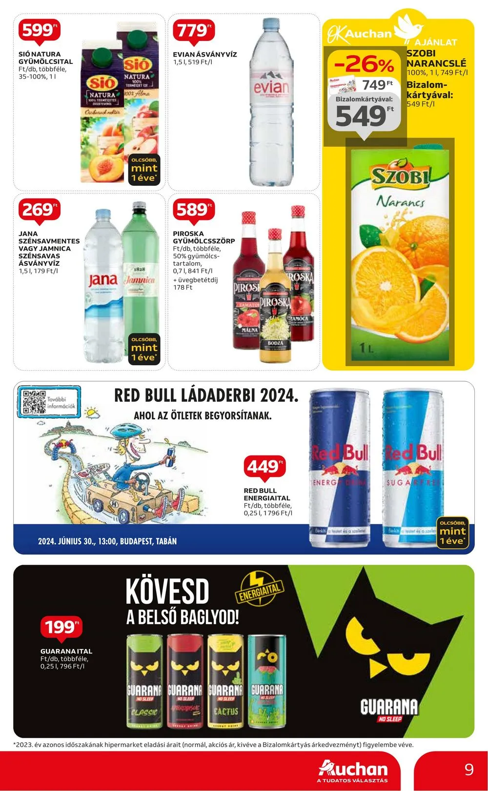 Auchan akciós újság Hipermarket EB 06.13–06.26 – 9. oldal
