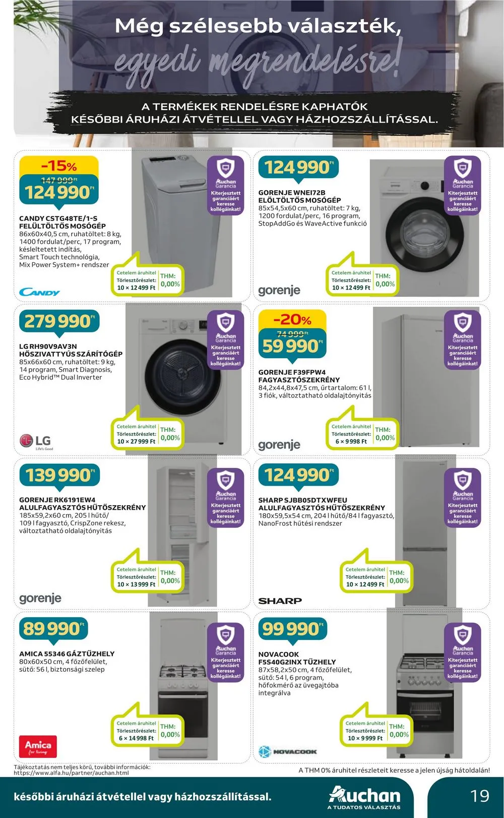 Auchan akciós újság Hipermarket elektonikai 12.07–12.24 – 19. oldal