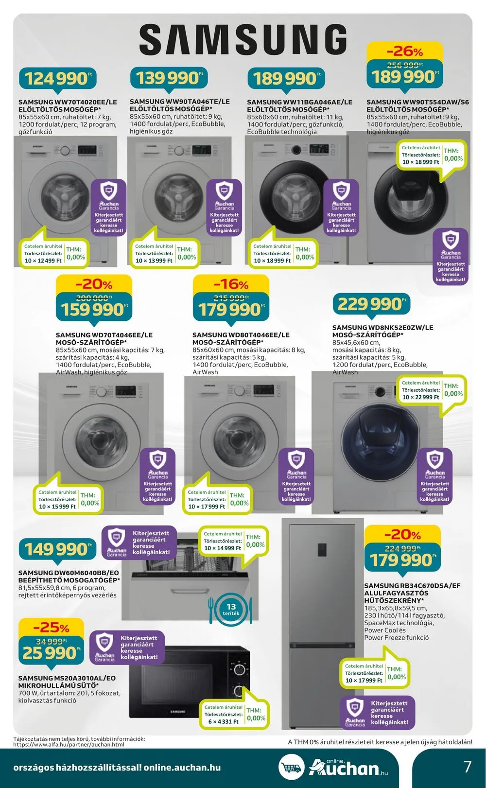 Auchan akciós újság Hipermarket elektonikai 12.07–12.24 – 7. oldal