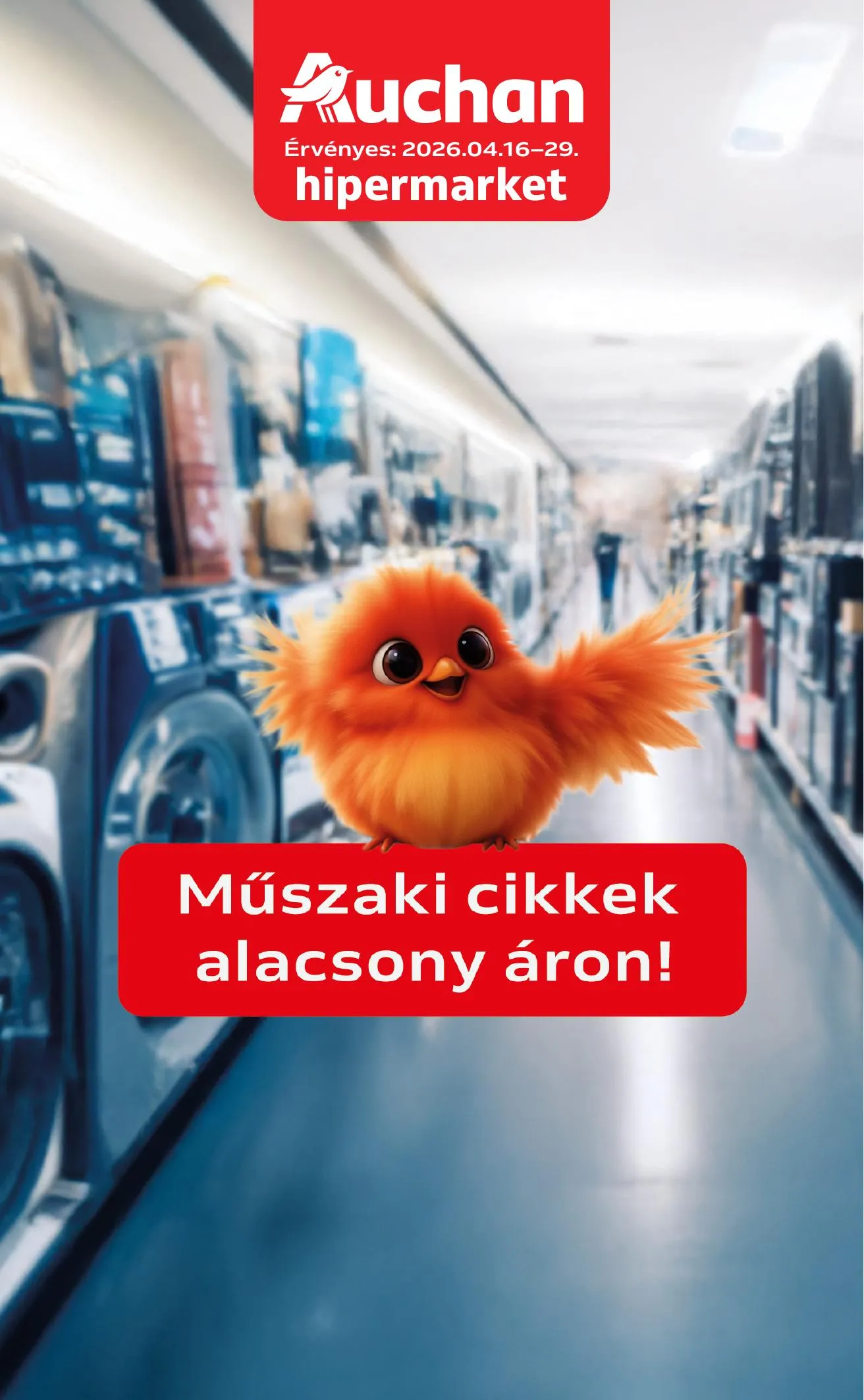 Auchan akciós újság Hipermarket Elektonikai 04.16–04.29