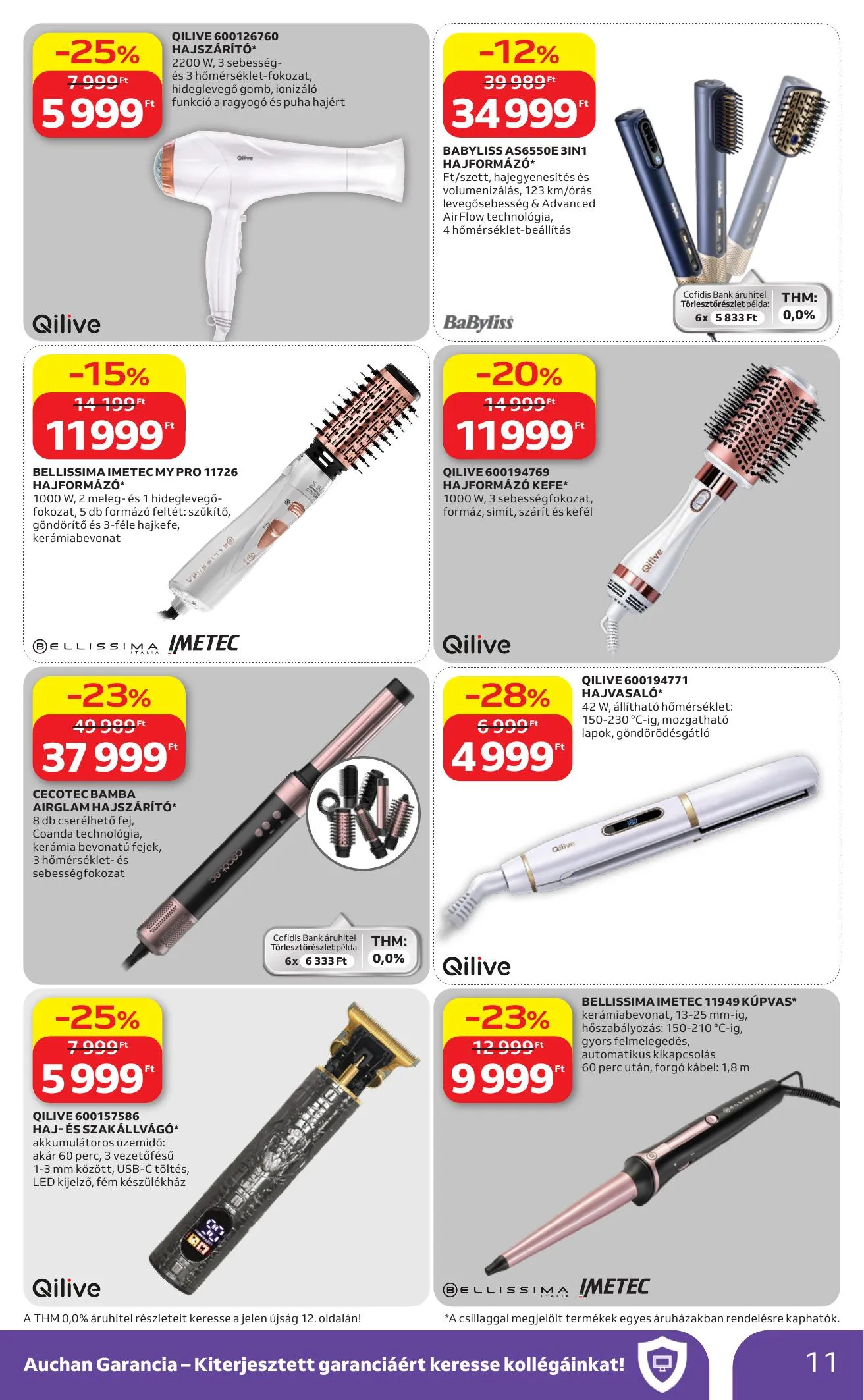 Auchan akciós újság Hipermarket Elektonikai 04.16–04.29 – 11. oldal