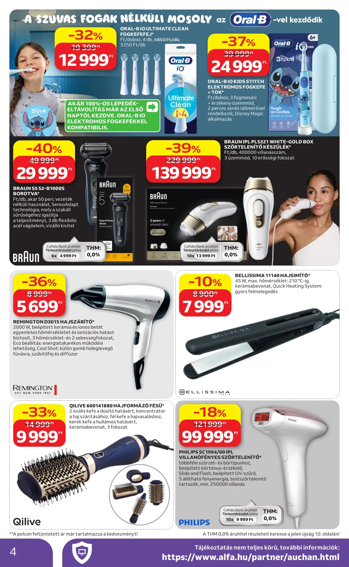 Auchan akciós újság Hipermarket Elektonikai 05.07–05.20 – 4. oldal